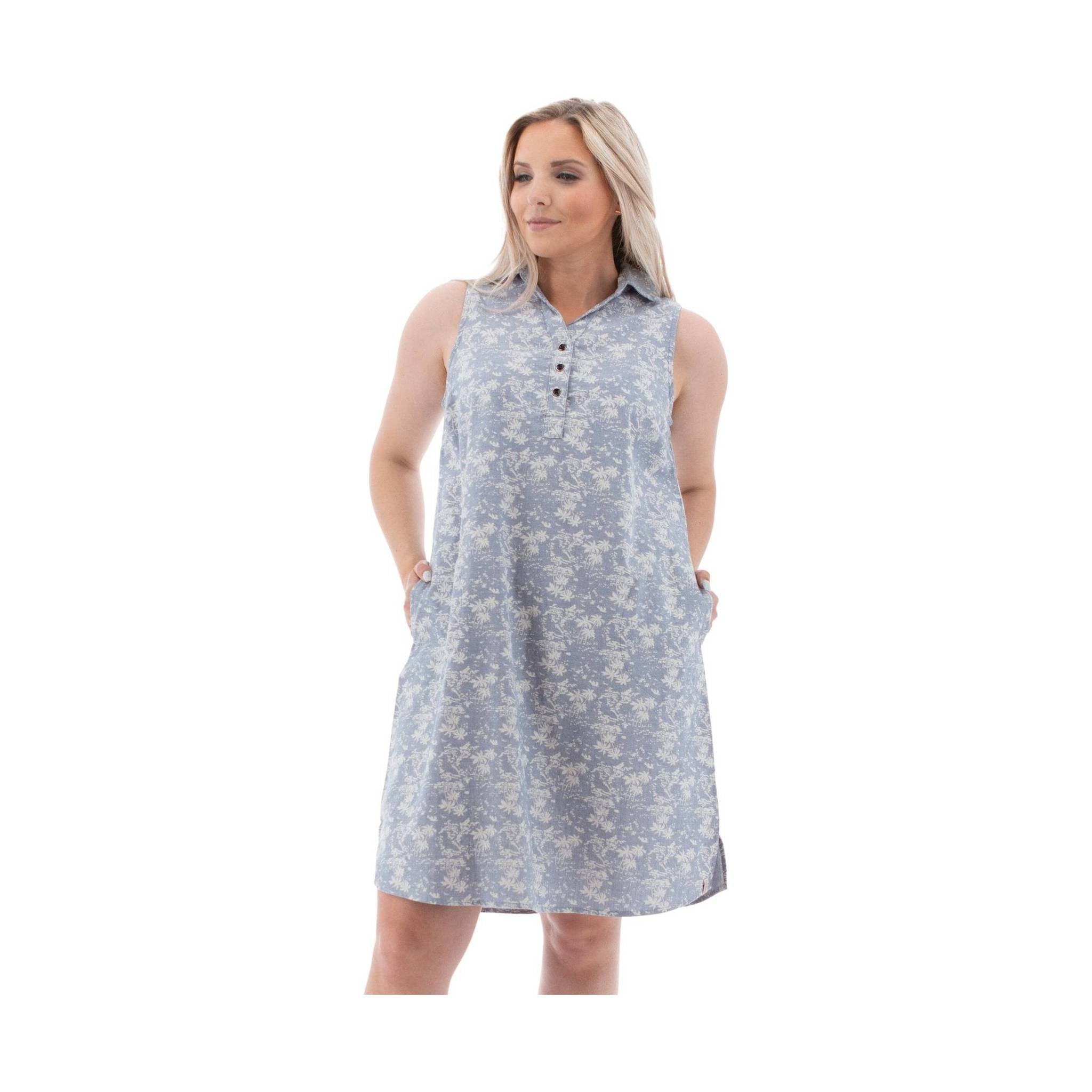 Old Ranch Women's Ariella Dress - Dark Blue by Lenny's Shoe & Apparel