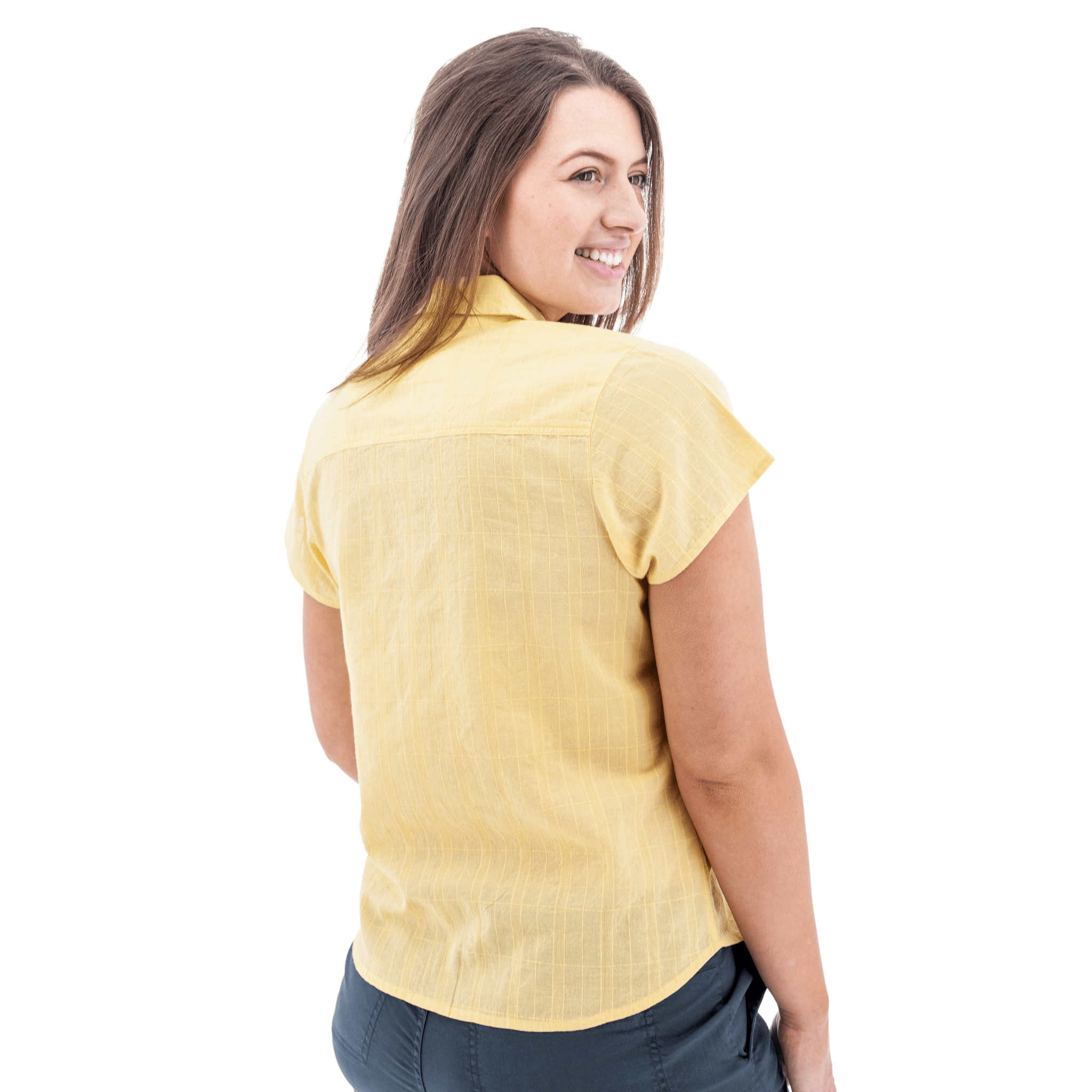 Old Ranch Women's Aubrey Organic Camp Shirt - Gold by Lenny's Shoe & Apparel