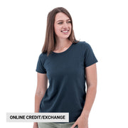 Old Ranch Women's Basis Organic Cotton Tee - Midnight Navy by Lenny's Shoe & Apparel