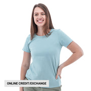 Old Ranch Women's Basis Organic Cotton Tee - Tourmaline by Lenny's Shoe & Apparel