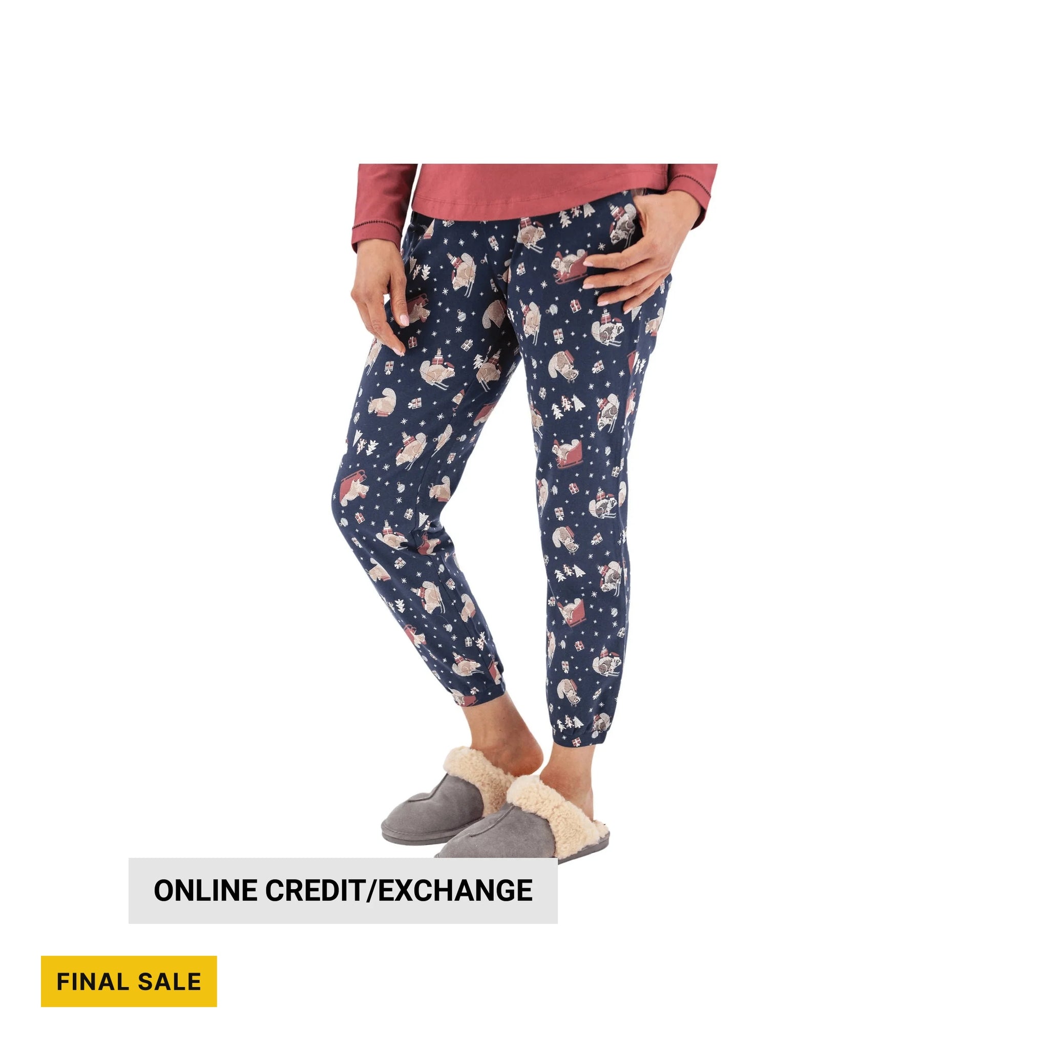 Old Ranch Women's Bucky Organic Pajama Jogger - Black Iris