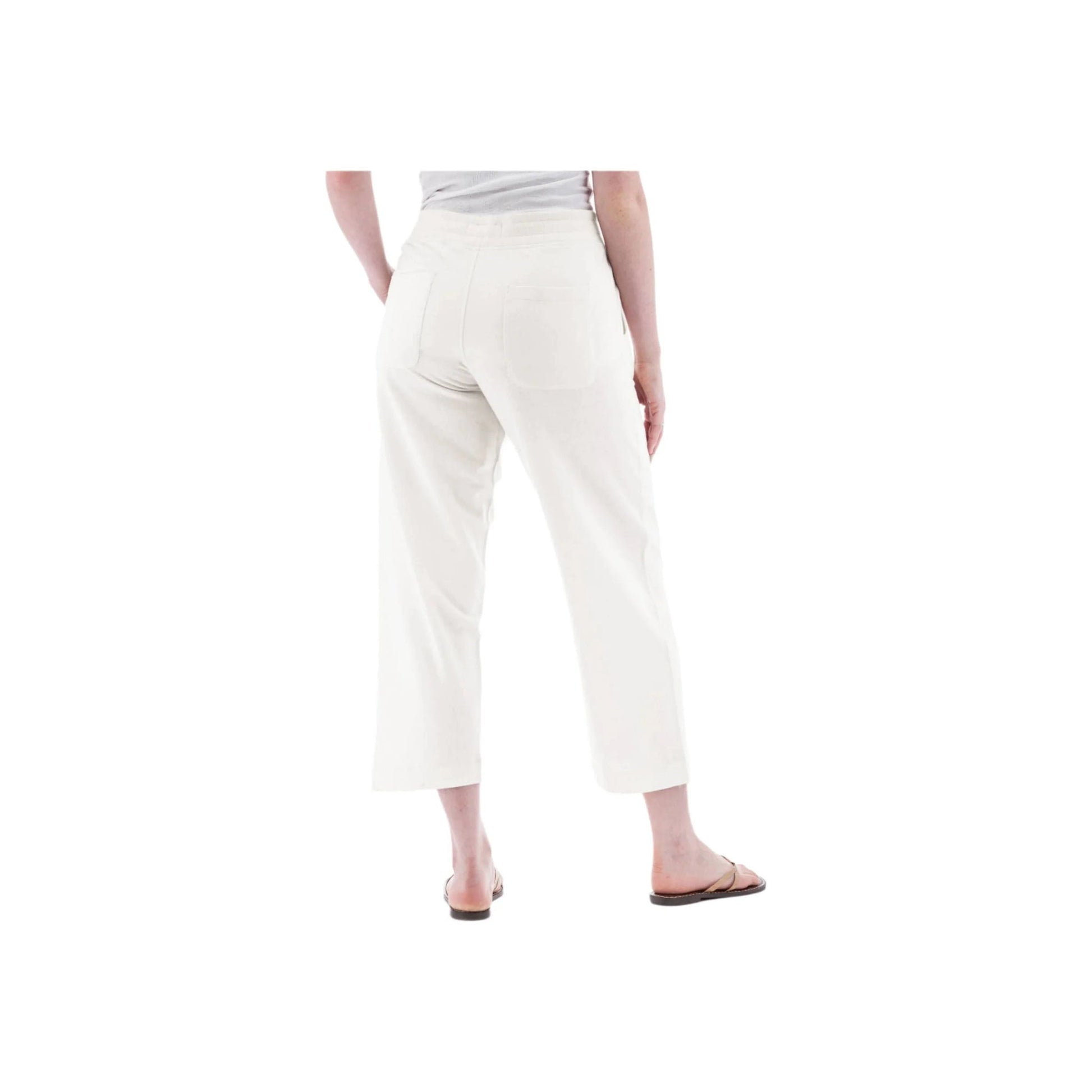 Old Ranch Women's Corina Recycled Crop Sweatpants - Egret by Lenny's Shoe & Apparel