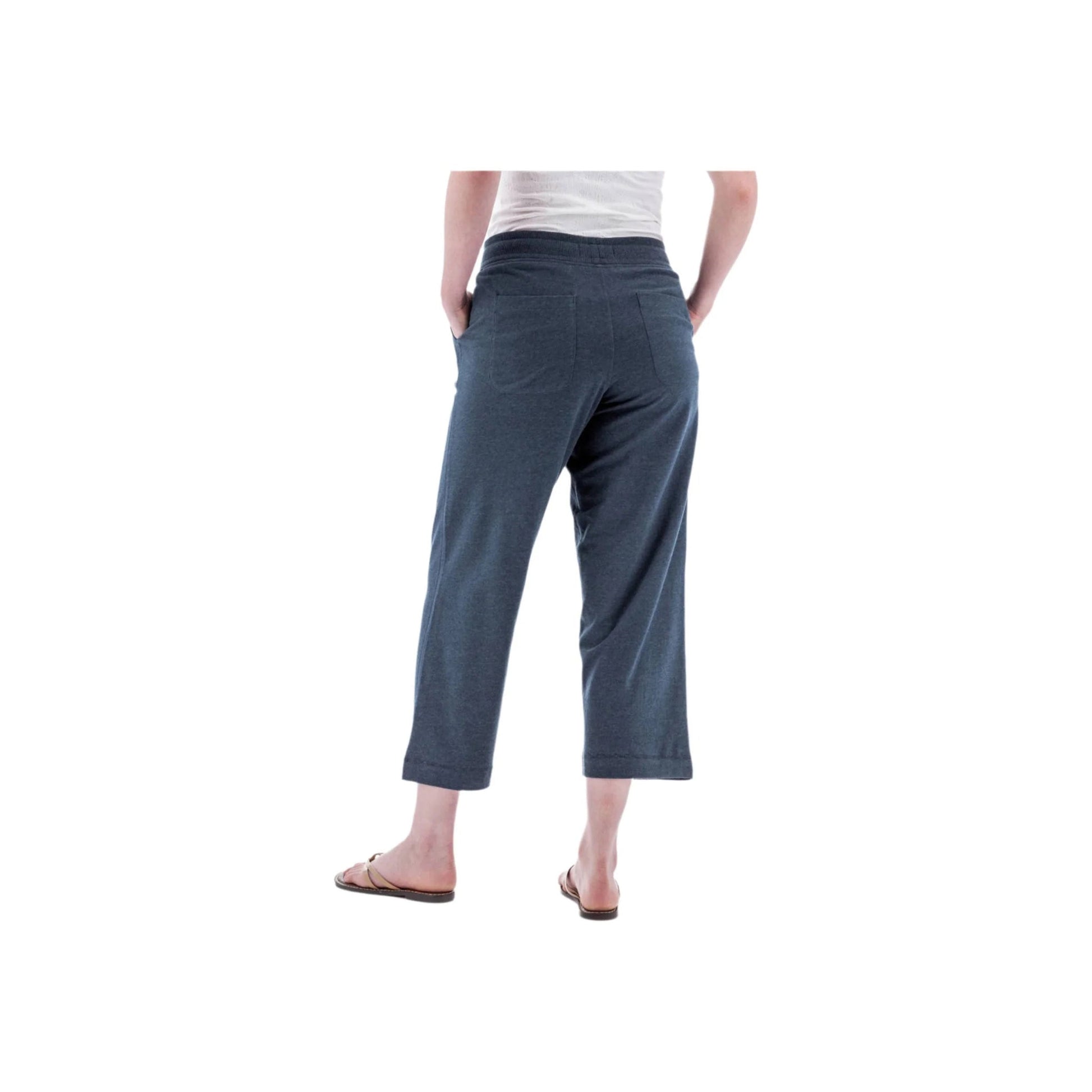 Old Ranch Women's Corina Recycled Crop Sweatpants - Midnight Navy by Lenny's Shoe & Apparel
