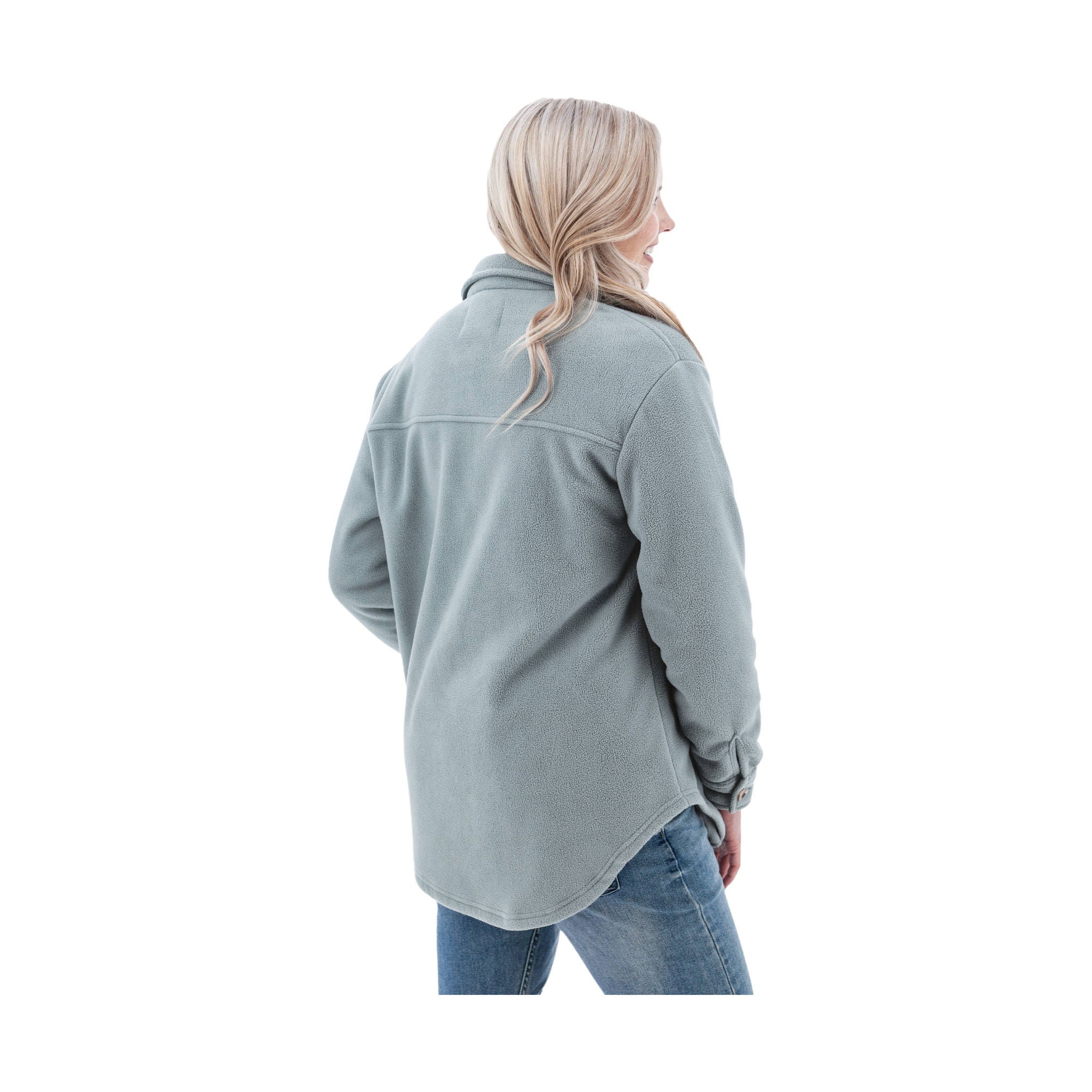 Old Ranch Women's Emery Fleece Shirt Jac - Trooper by Lenny's Shoe & Apparel