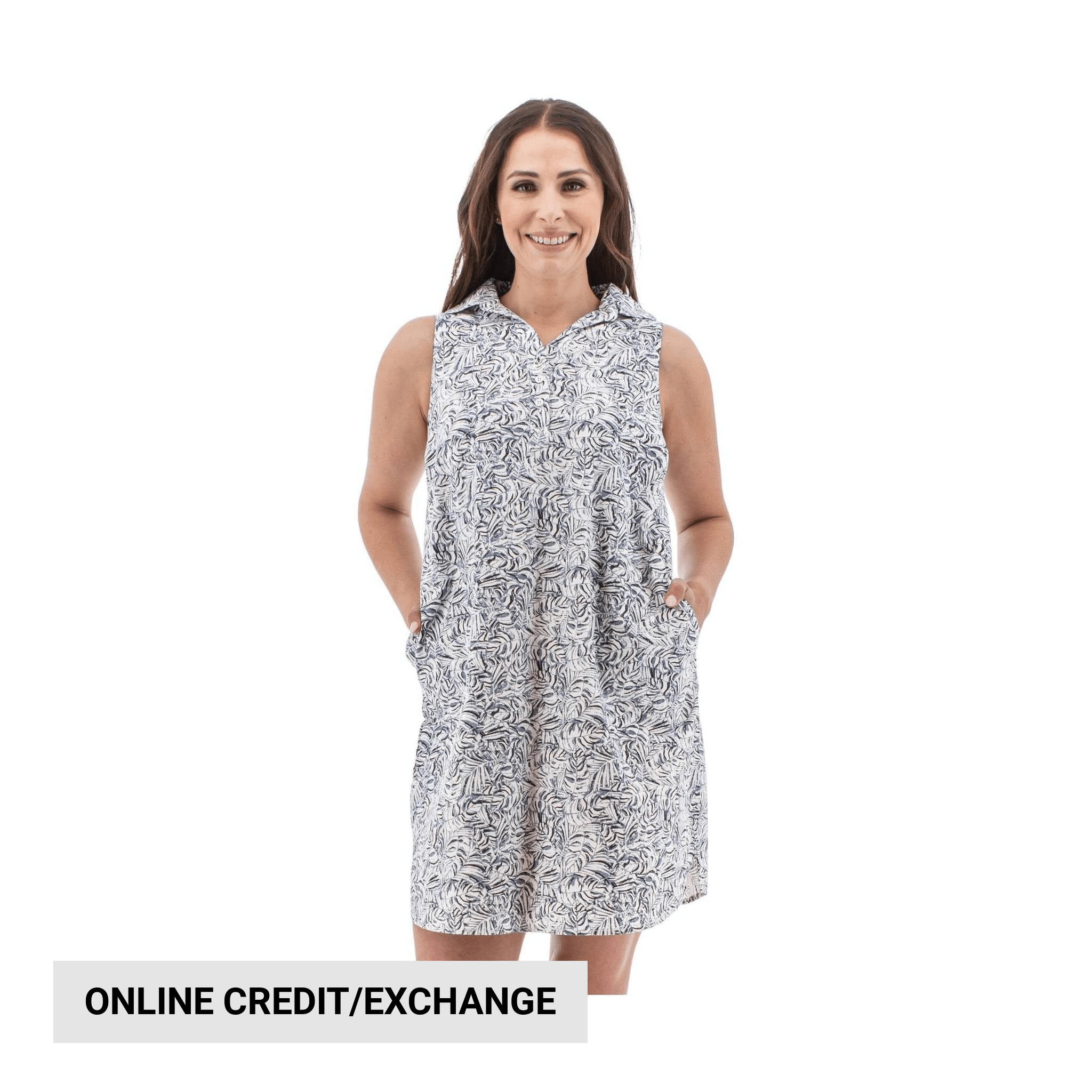 Old Ranch Women's Inali Dress - Dark Denim by Lenny's Shoe & Apparel