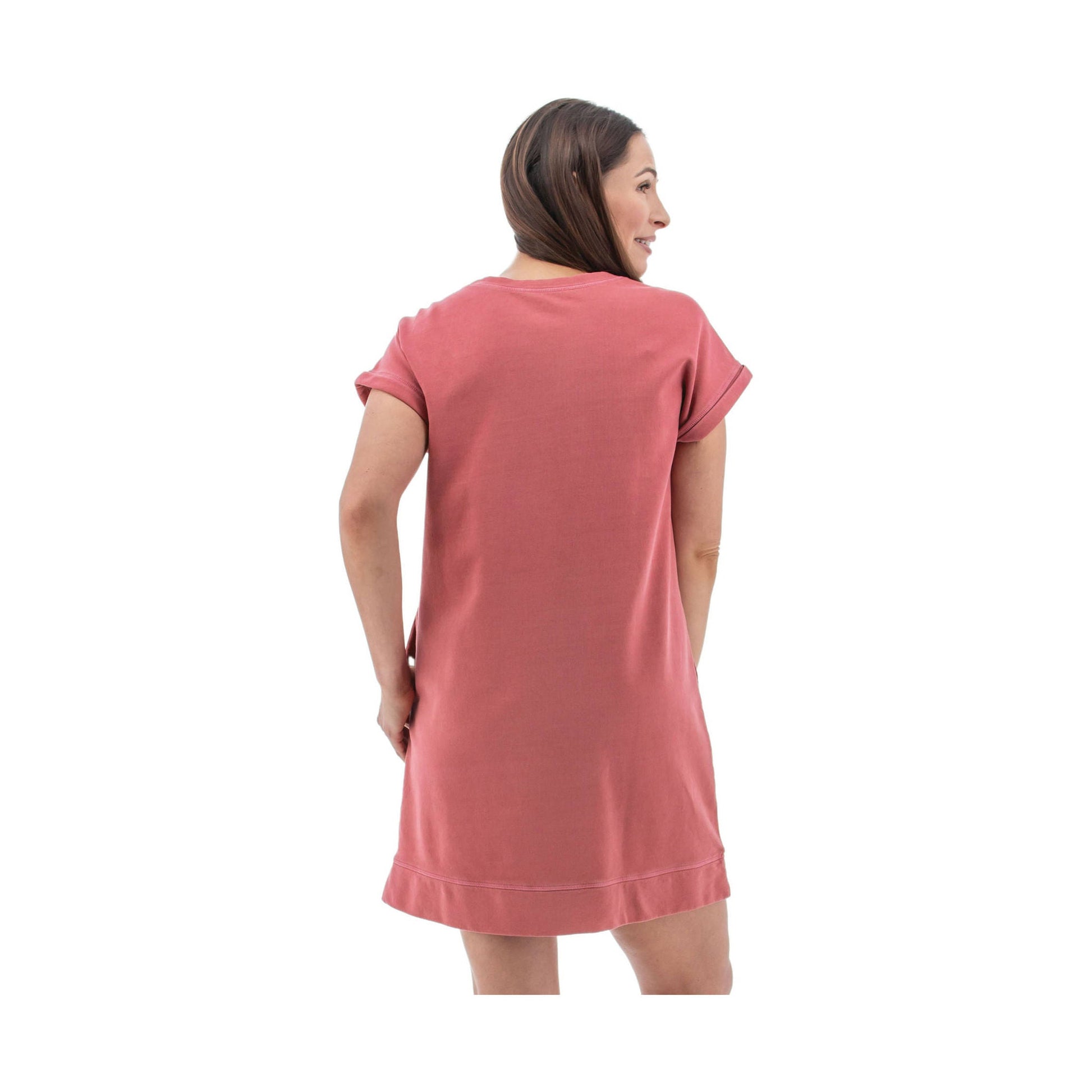 Old Ranch Women's Inola Sweatshirt Dress - Baroque Rose by Lenny's Shoe & Apparel