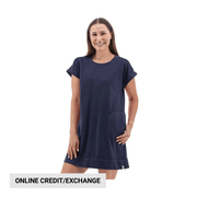 Old Ranch Women's Inola Sweatshirt Dress - Black Iris by Lenny's Shoe & Apparel