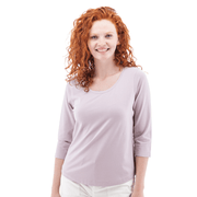 Old Ranch Women's Magnolia 25 Organic Three Quarter Sleeve Top - Iris by Lenny's Shoe & Apparel