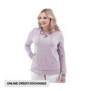 Old Ranch Women's Marlee Organic Lightweight Hoodie - Iris by Lenny's Shoe & Apparel