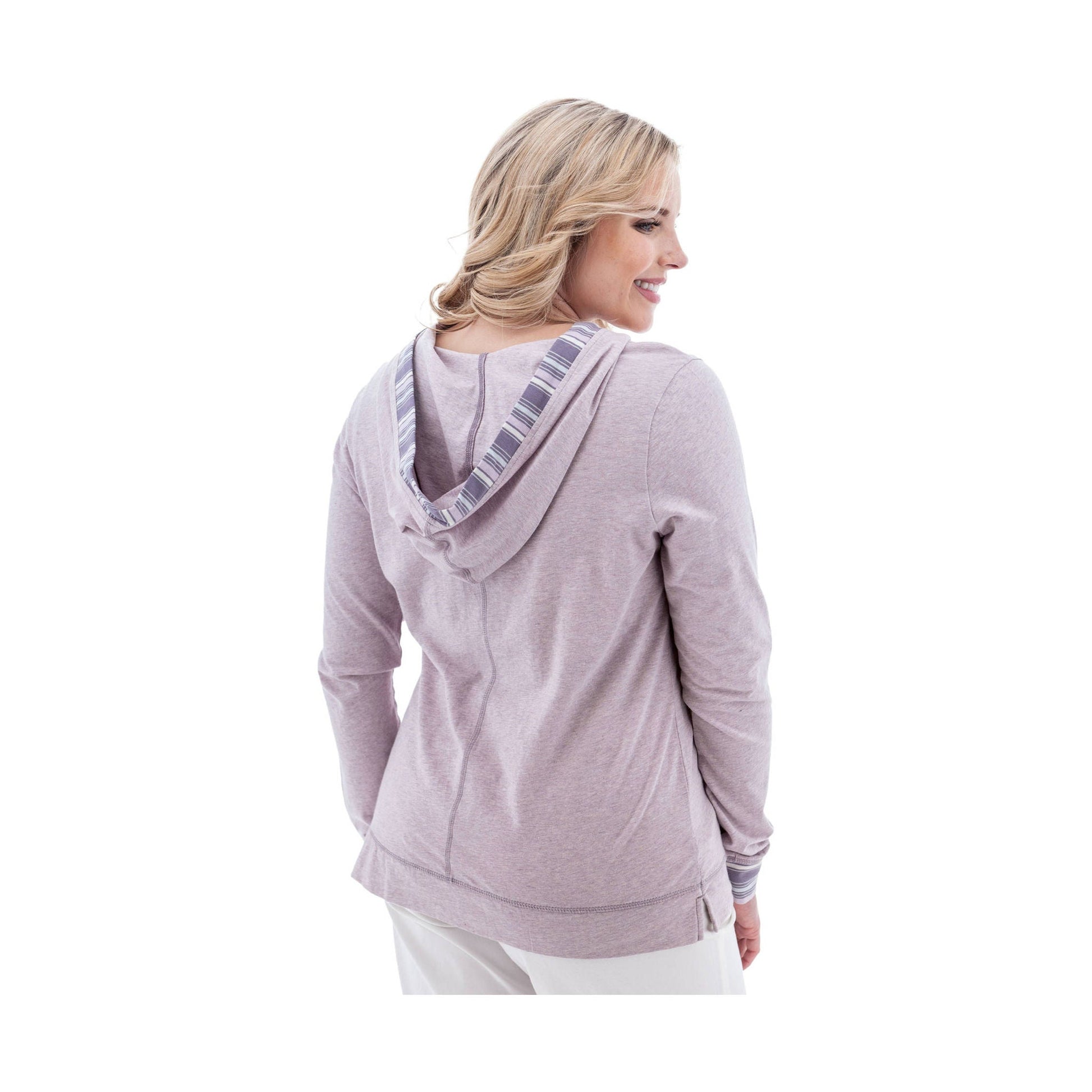 Old Ranch Women's Marlee Organic Lightweight Hoodie - Iris by Lenny's Shoe & Apparel