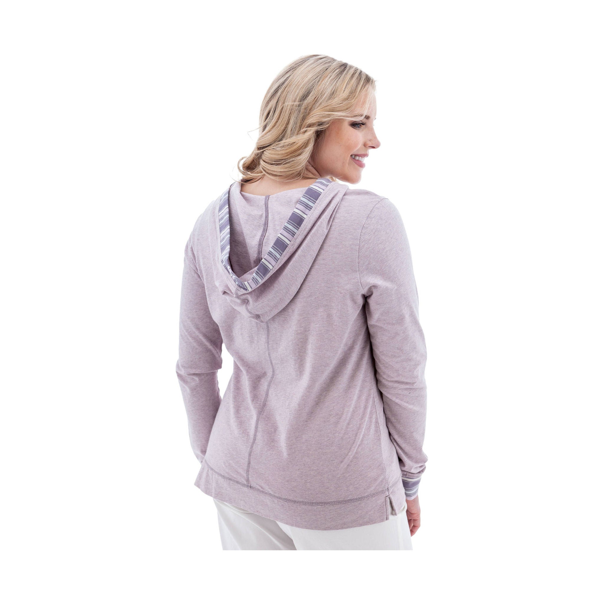 Old Ranch Women's Marlee Organic Lightweight Hoodie - Iris by Lenny's Shoe & Apparel