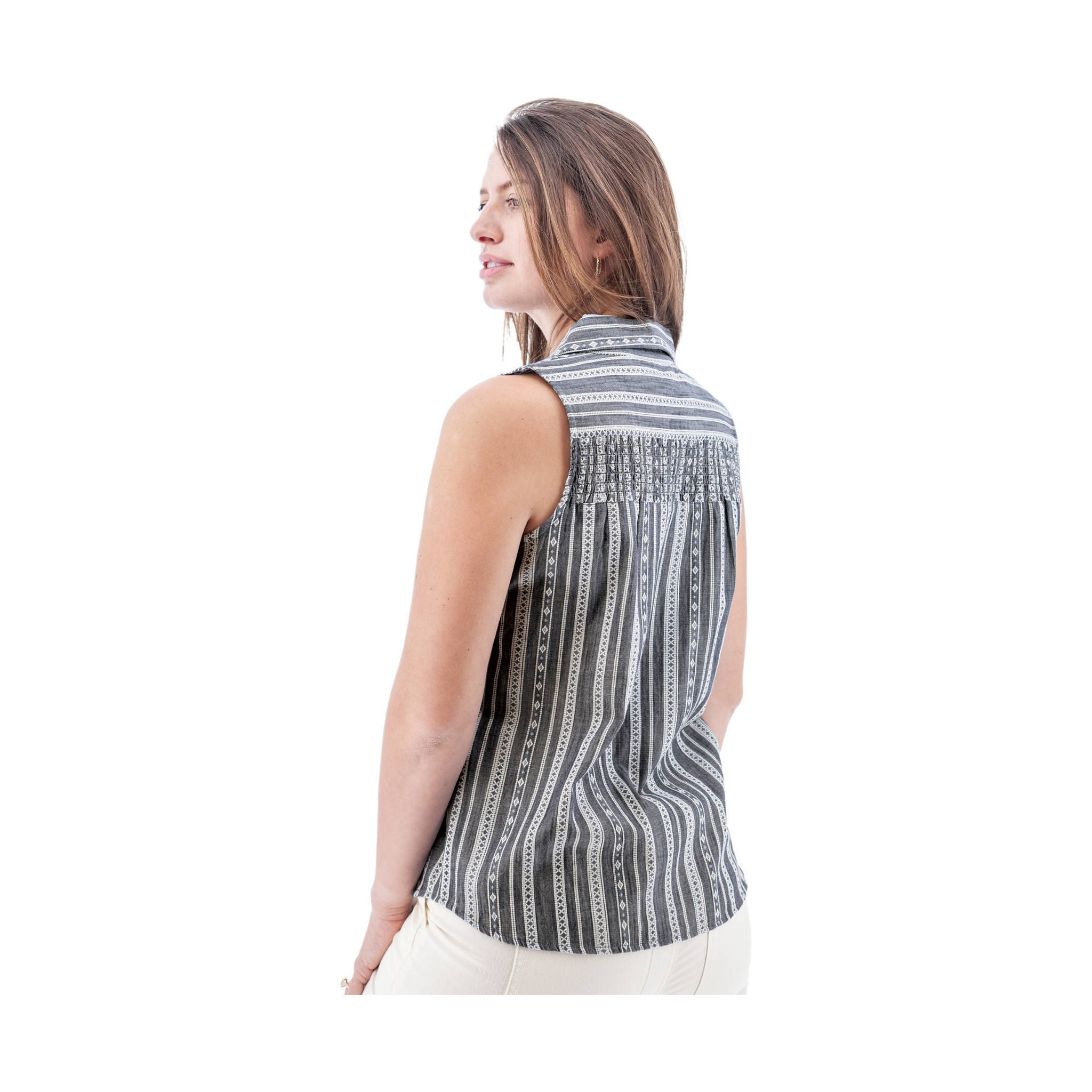 Old Ranch Women's Saguaro Tank Top 24 - Navy by Lenny's Shoe & Apparel