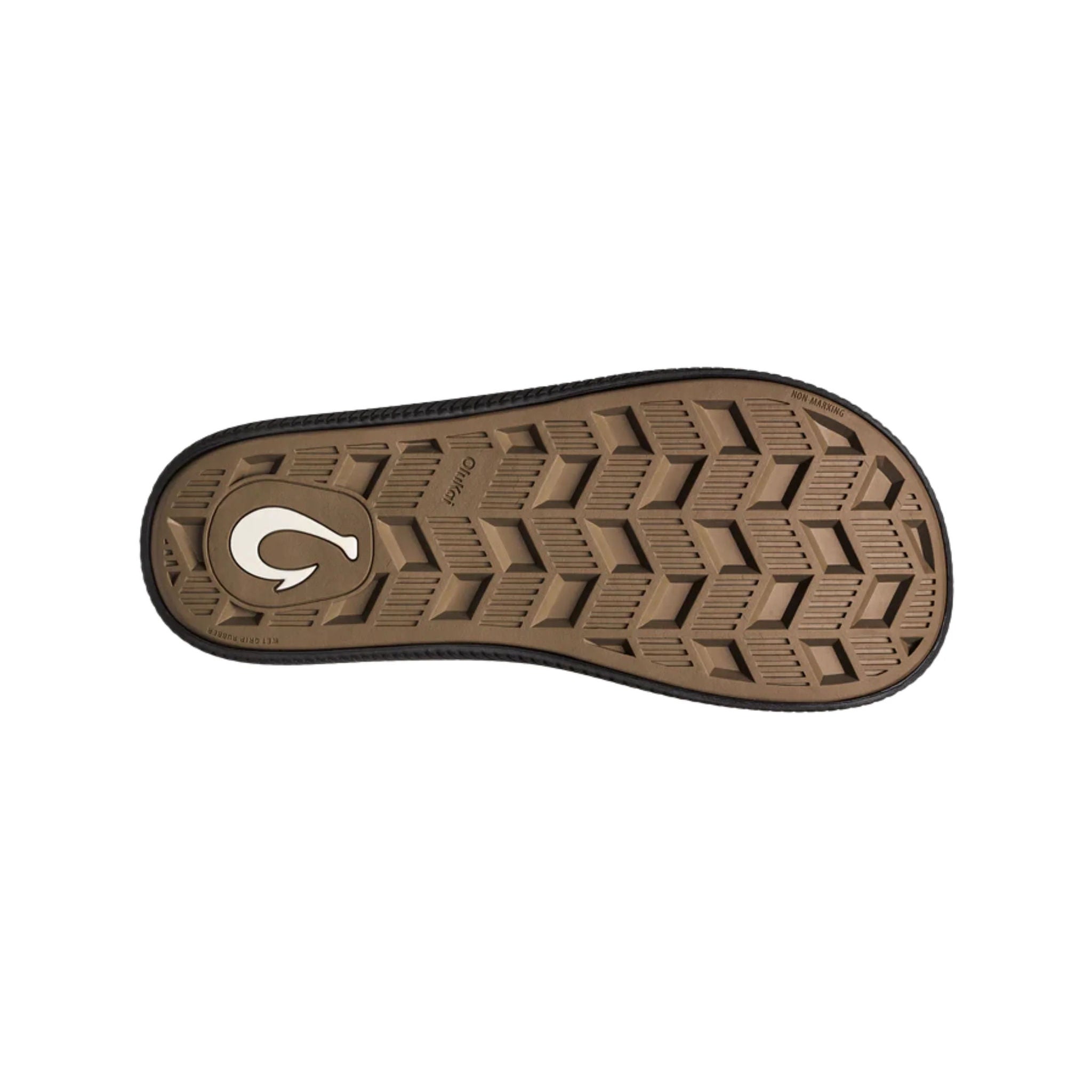 Olukai Men's Ulele Flip Flop - Blue fog/ Lava Rock by Lenny's Shoe & Apparel