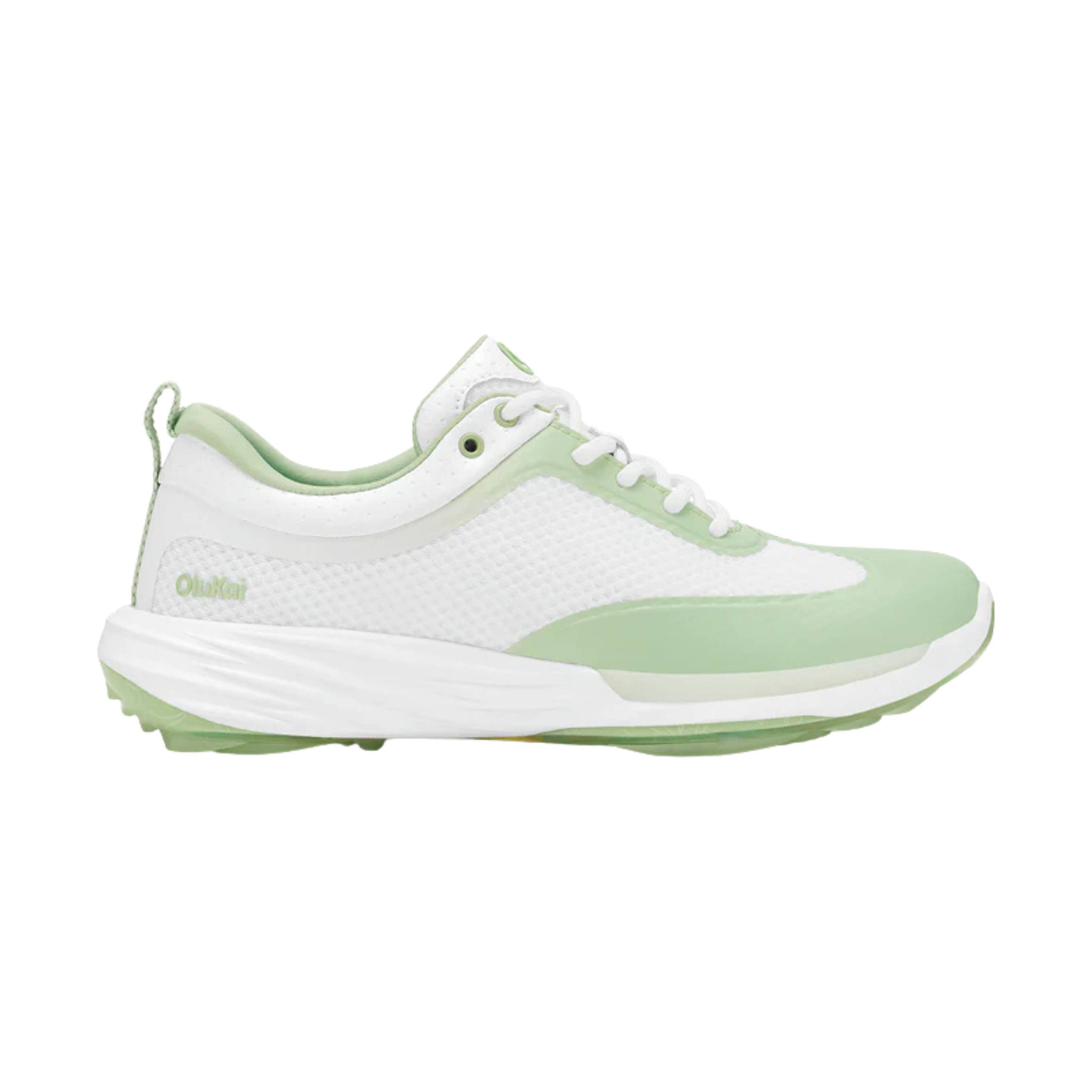 Olukai Women's Makena Golf Shoes - Bright White/Mint by Lenny's Shoe & Apparel