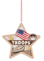 Troops Together: Unity in Service Ornament