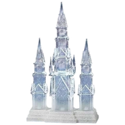 Lighted Three Tower Church Waterglobe