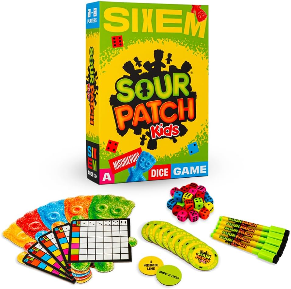 Sixem Sour Patch Kids Dice Game