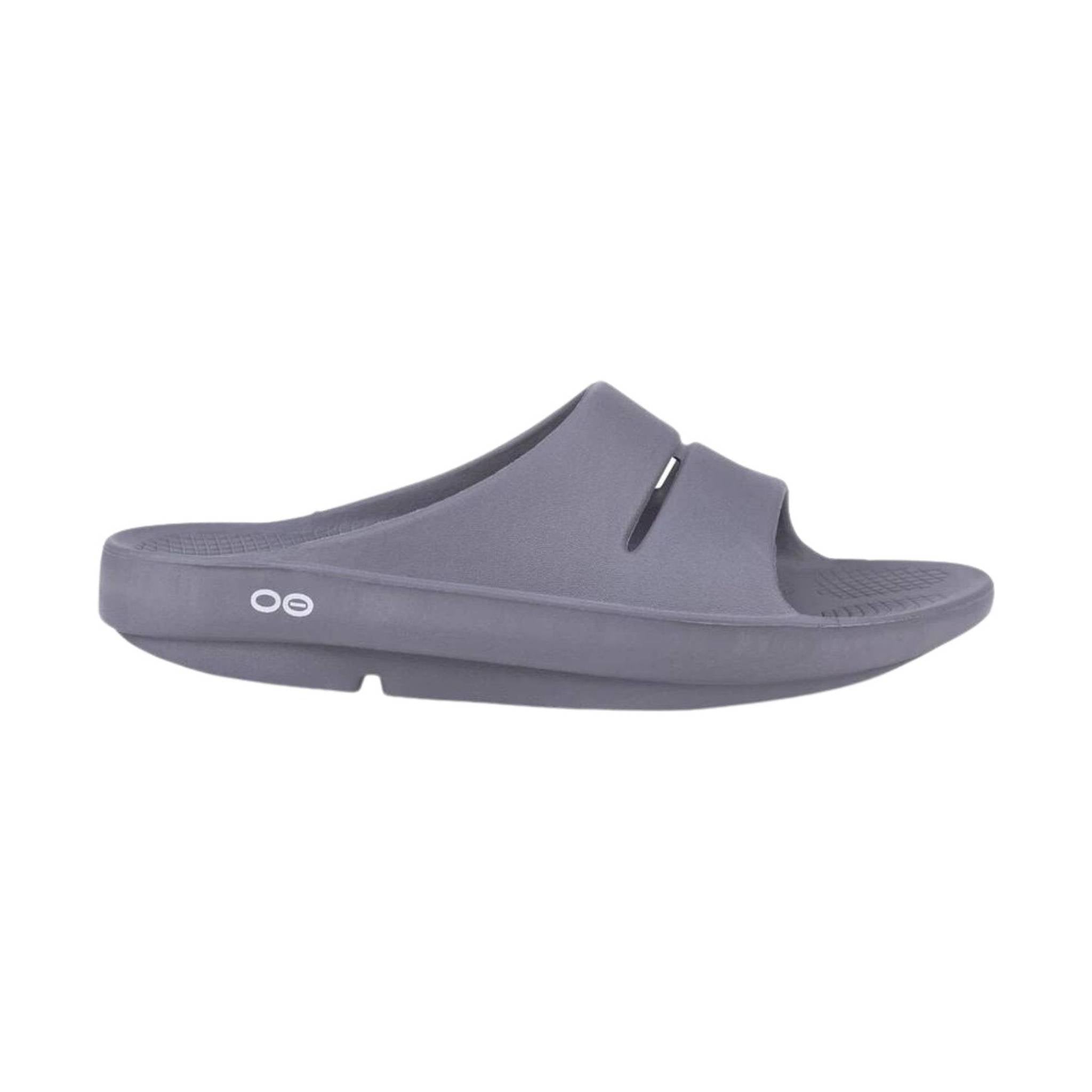 OOfos OOahh Slide - Slate by Lenny's Shoe & Apparel