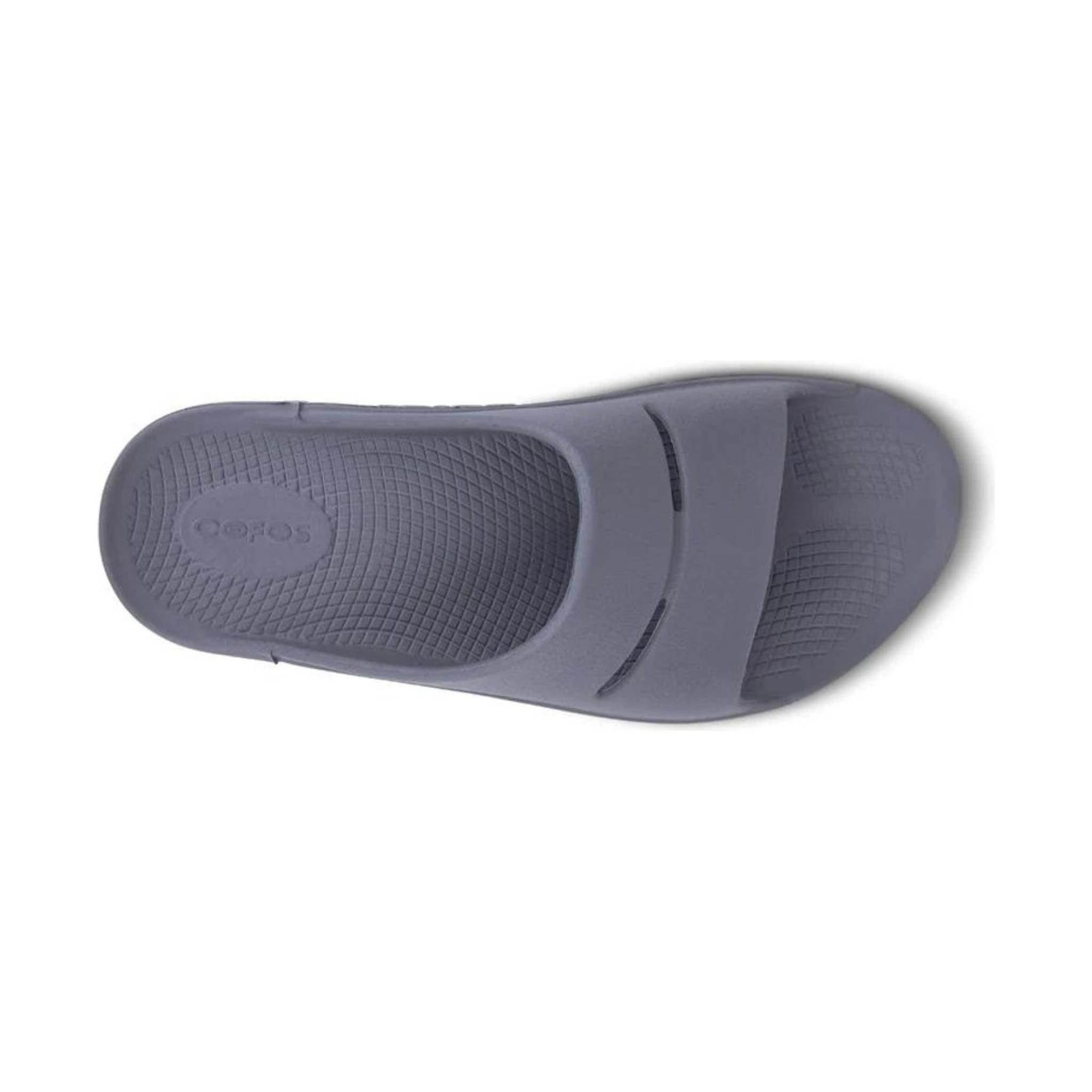 OOfos OOahh Slide - Slate by Lenny's Shoe & Apparel