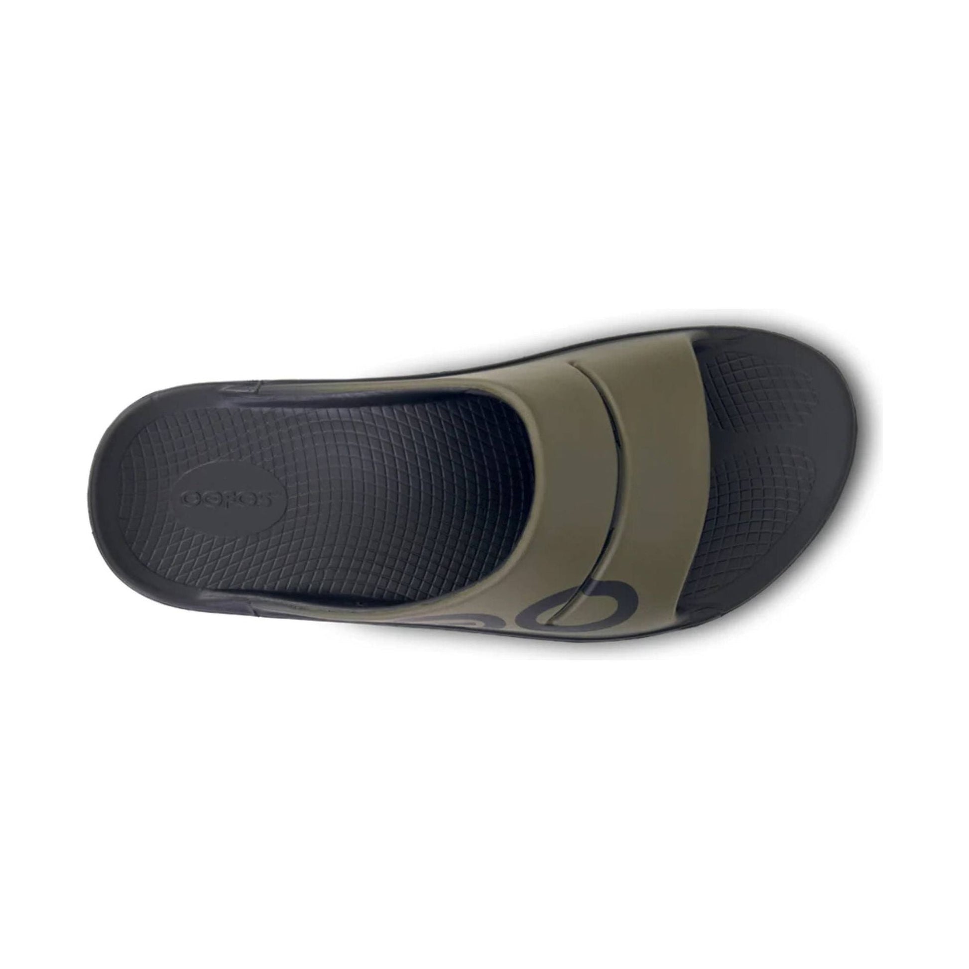 OOfos OOahh Sport Slide - Tactical Green by Lenny's Shoe & Apparel