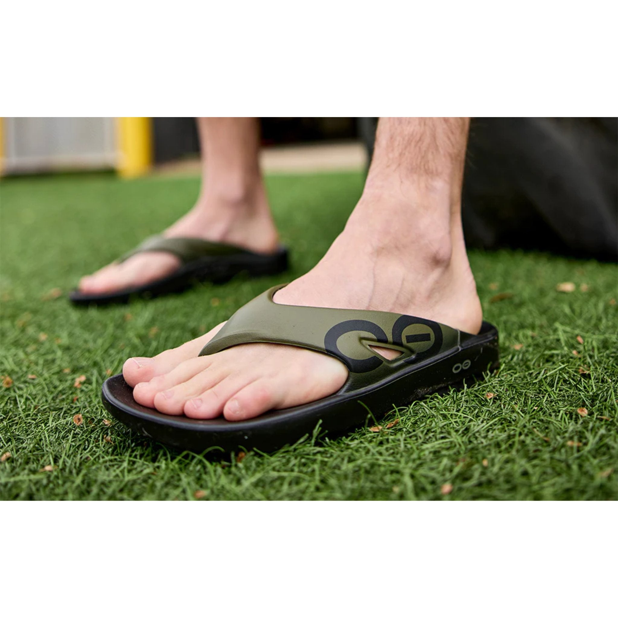 OOfos OOriginal Sport Sandal - Tactical Green by Lenny's Shoe & Apparel