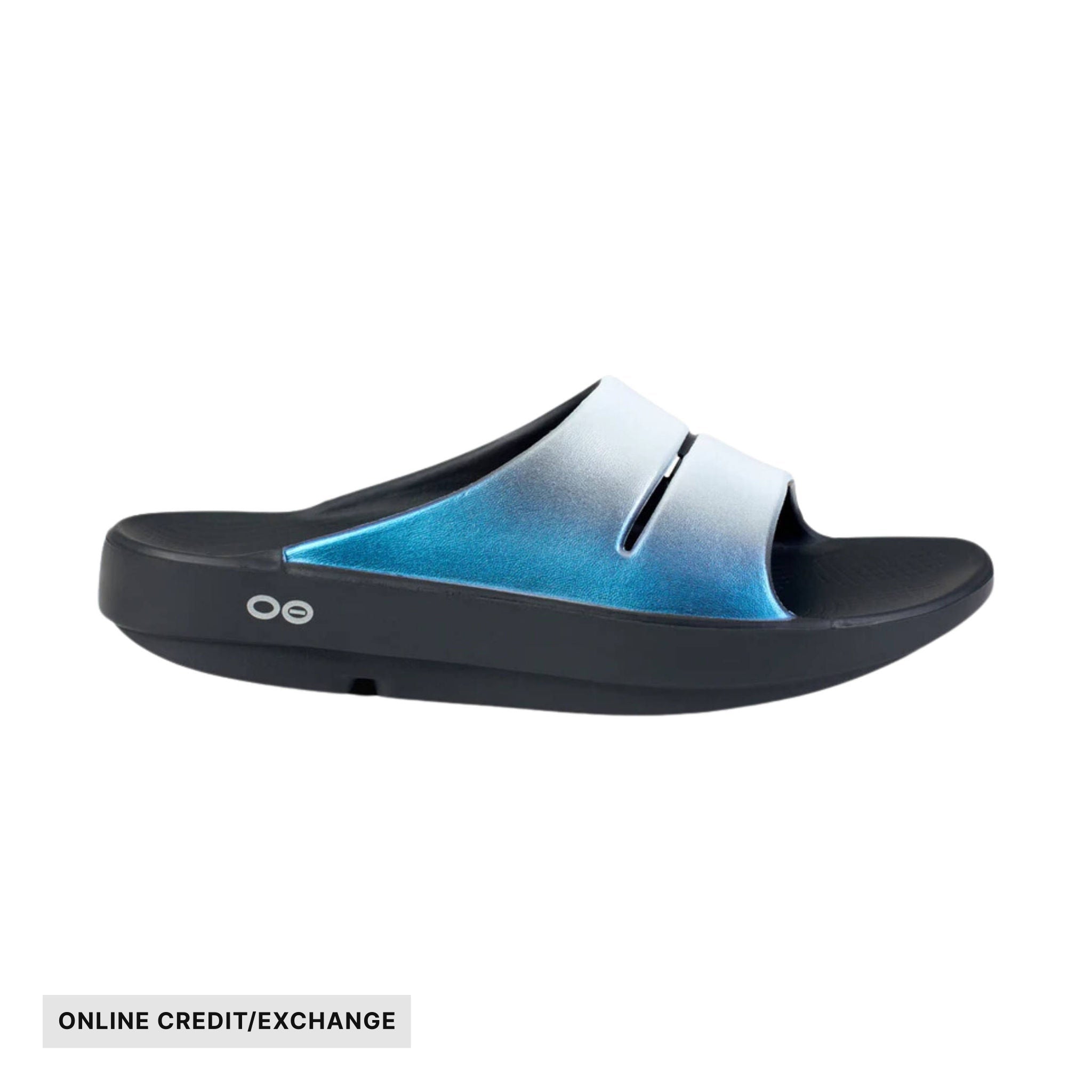 OOfos Women's OOahh Luxe Slide - Frost