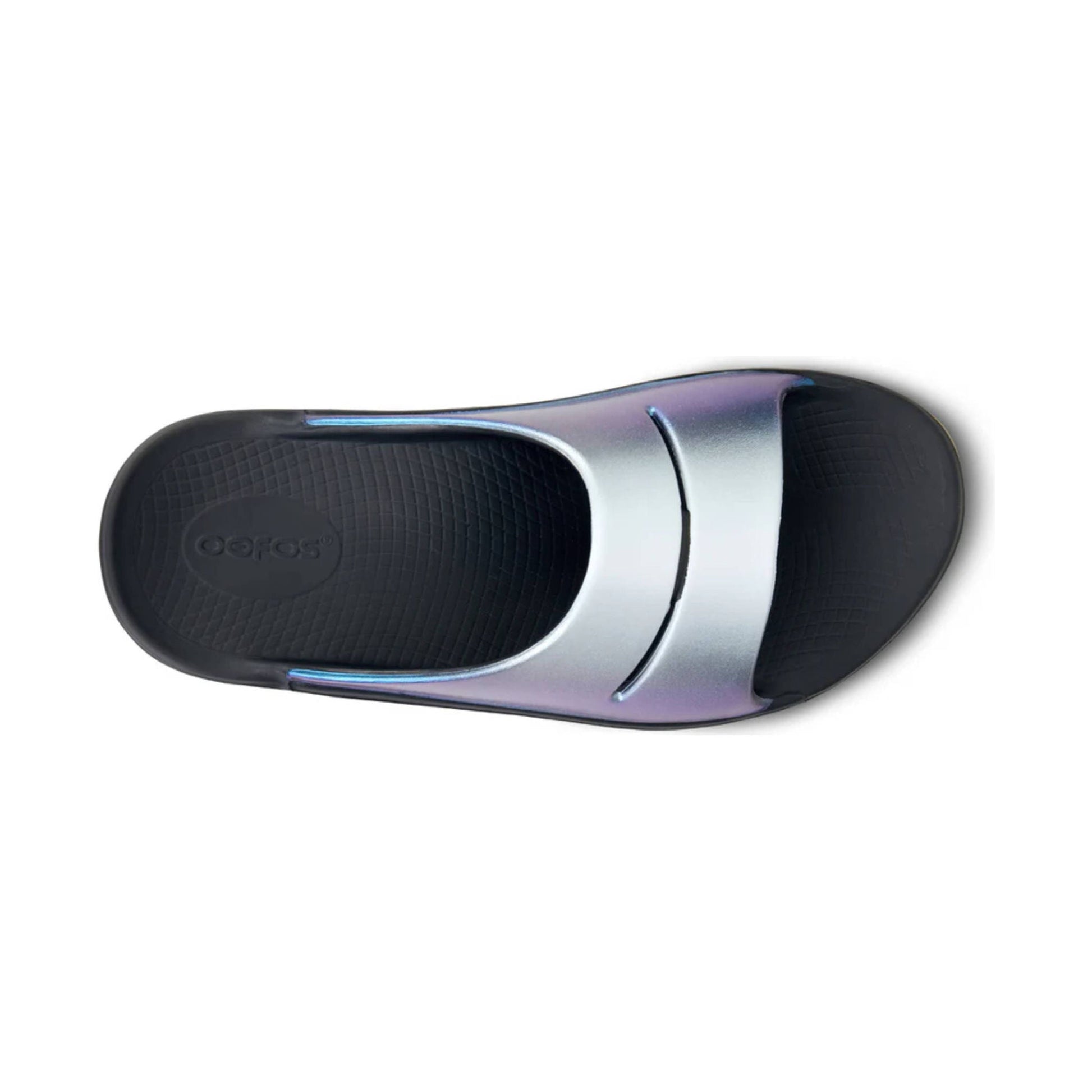 OOfos Women's OOahh Luxe Slide - Frost by Lenny's Shoe & Apparel