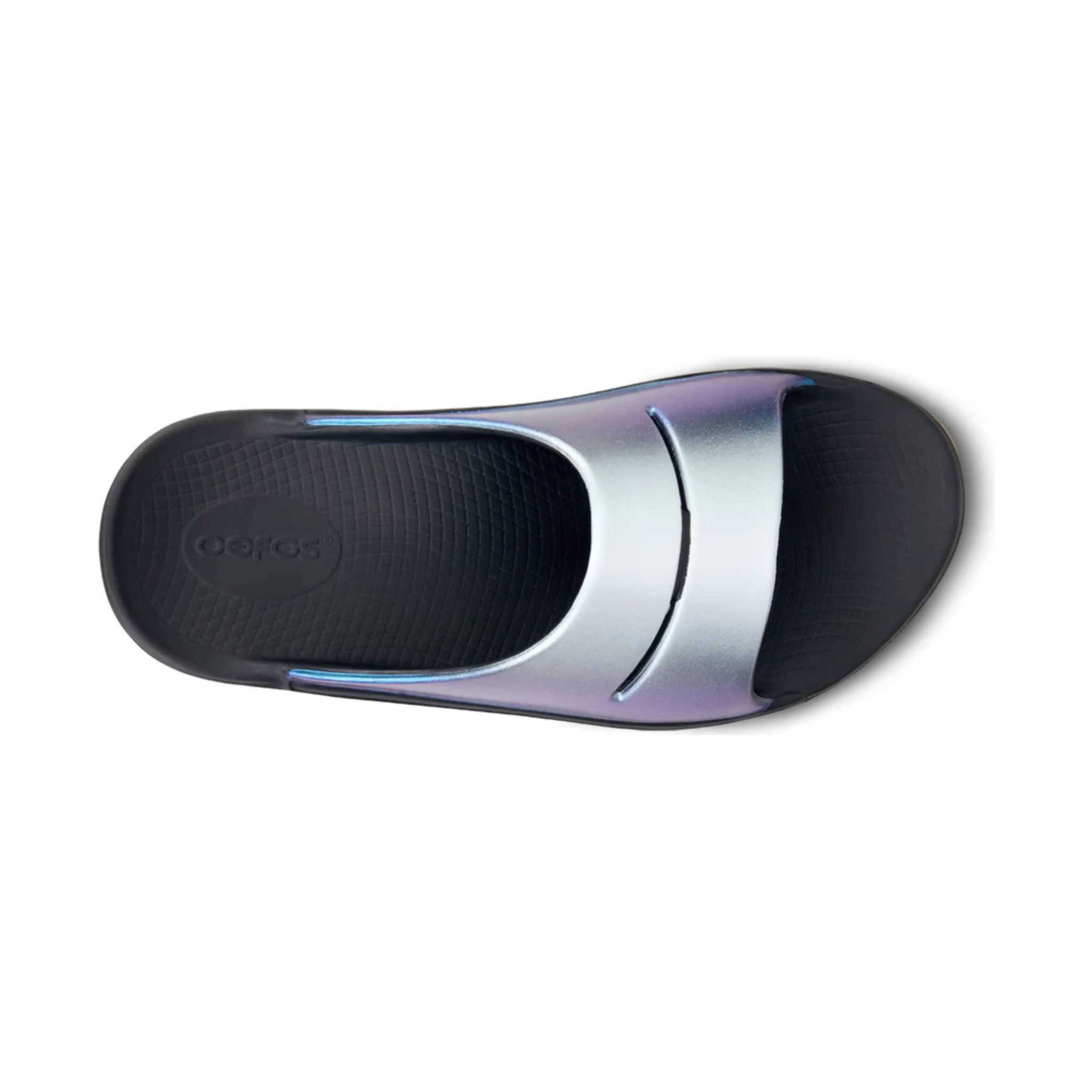 OOfos Women's OOahh Luxe Slide - Frost by Lenny's Shoe & Apparel
