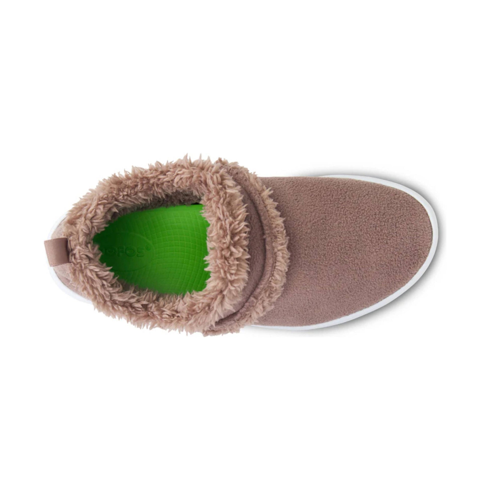 OOfos Women's OOcoozie Low Shoes - Chocolate Sherpa by Lenny's Shoe & Apparel