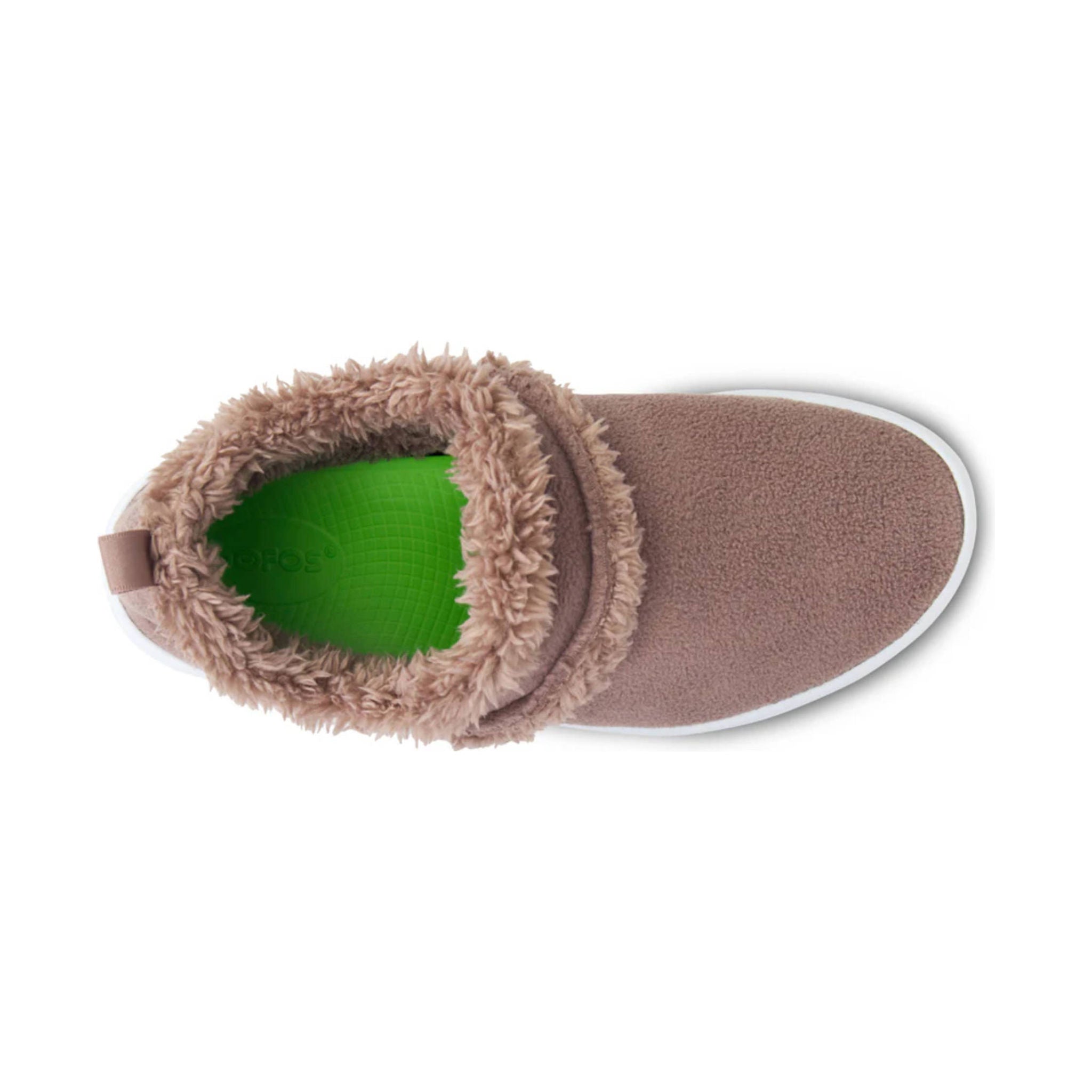 OOfos Women's OOcoozie Low Shoes - Chocolate Sherpa by Lenny's Shoe & Apparel