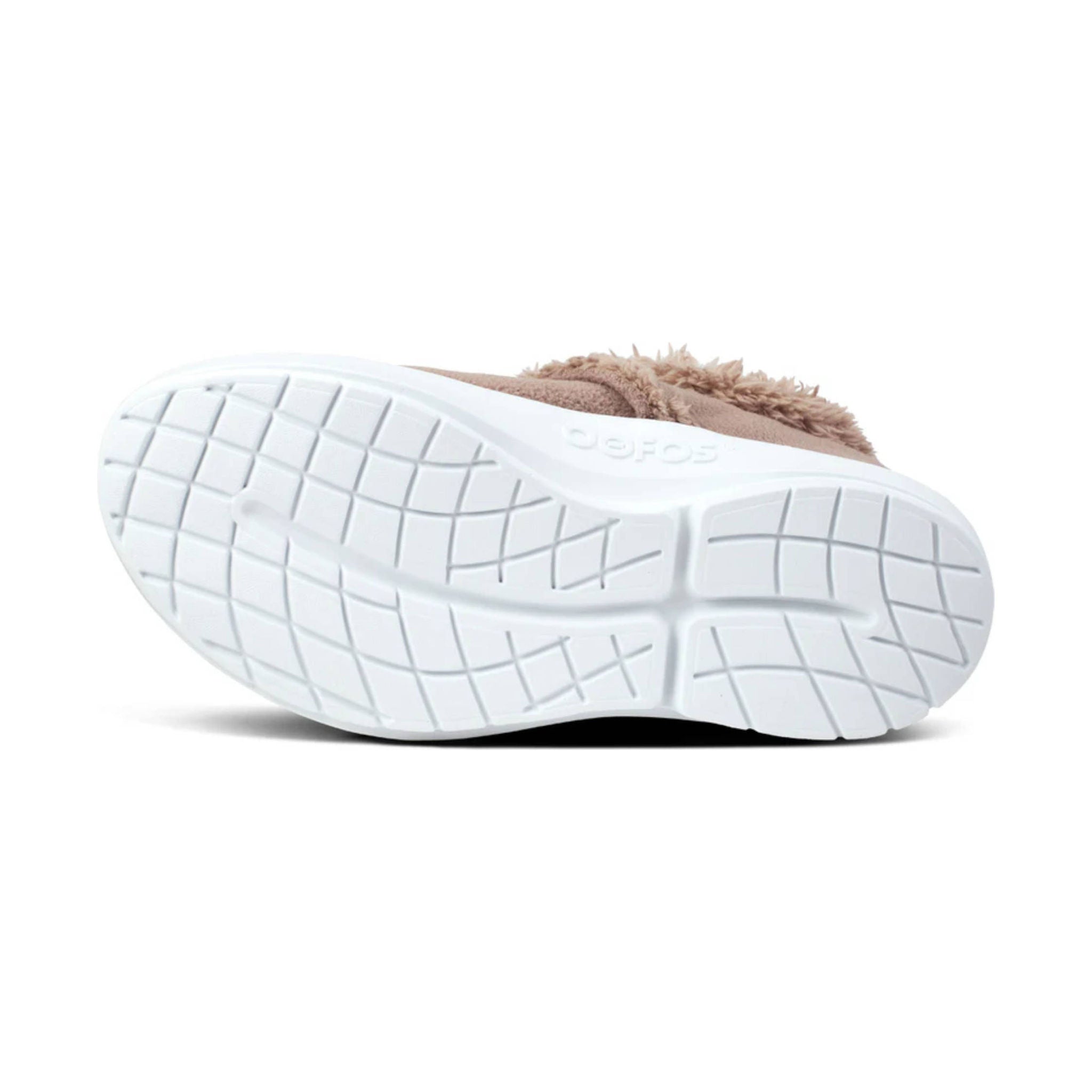 OOfos Women's OOcoozie Low Shoes - Chocolate Sherpa by Lenny's Shoe & Apparel