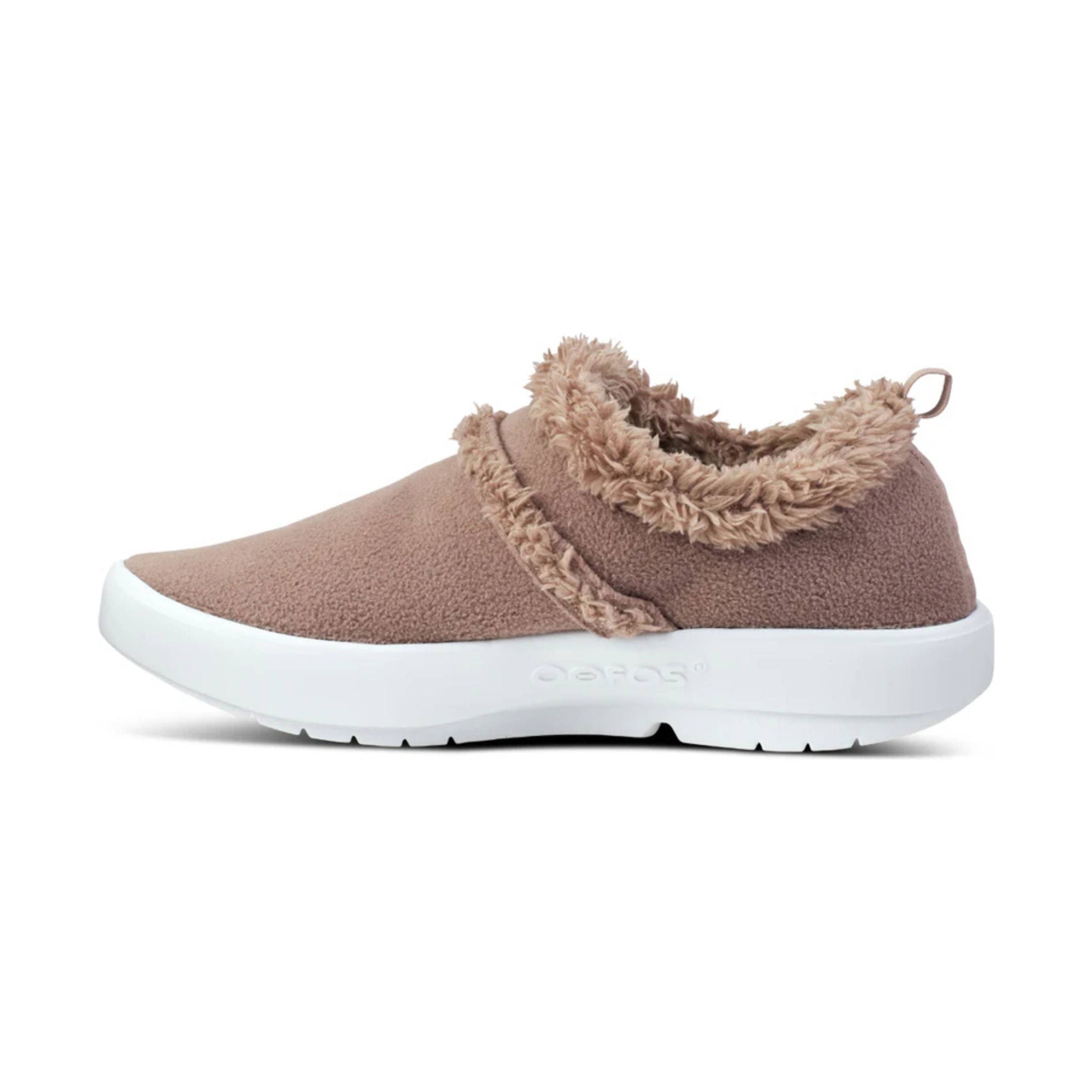 OOfos Women's OOcoozie Low Shoes - Chocolate Sherpa by Lenny's Shoe & Apparel