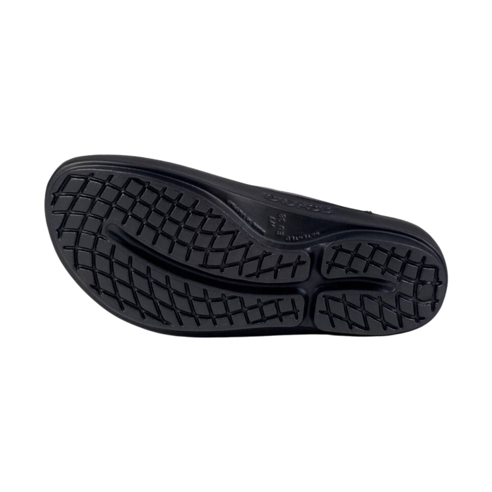 OOfos Women's OOlala Luxe Sandal - Midnight Spectre by Lenny's Shoe & Apparel