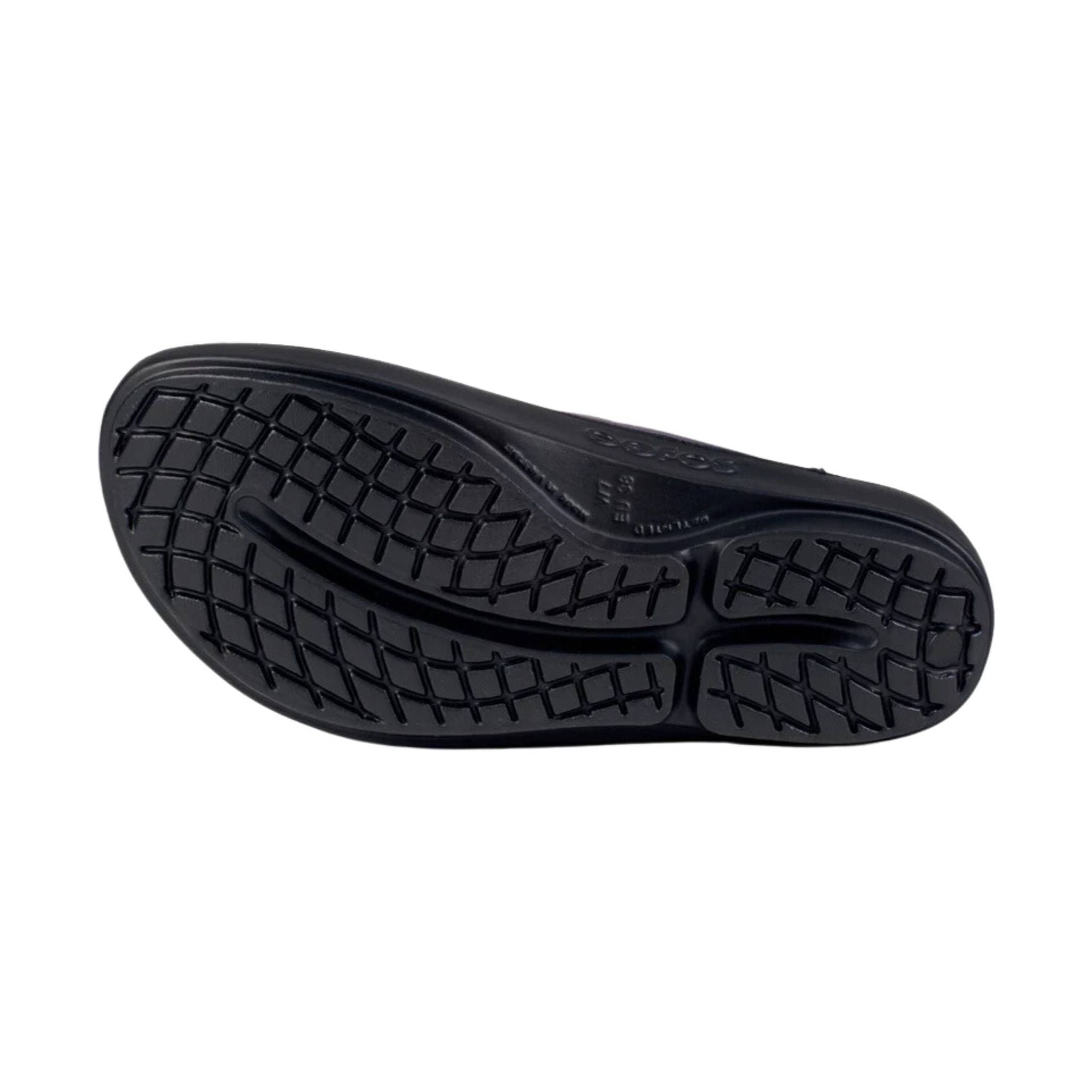 OOfos Women's OOlala Luxe Sandal - Midnight Spectre by Lenny's Shoe & Apparel