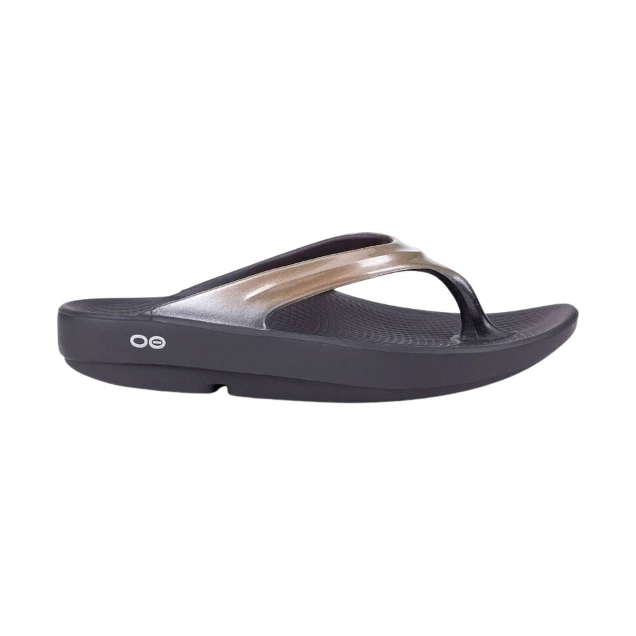 OOfos Women's OOlala Sandals - Latte by Lenny's Shoe & Apparel
