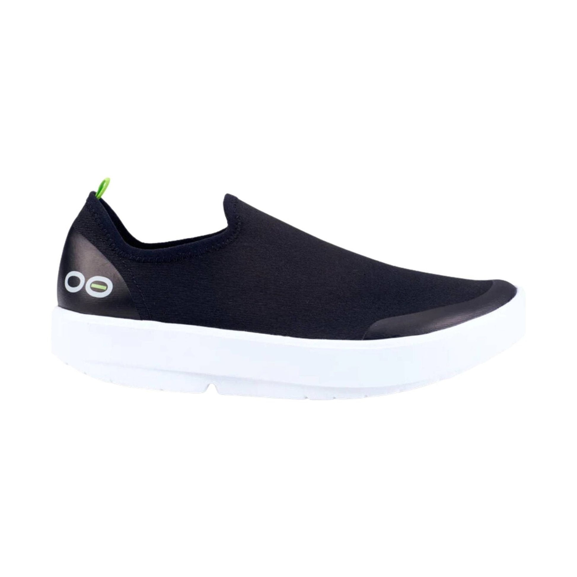 OOfos Women's OOmg Eezee Low Shoe - White/Black by Lenny's Shoe & Apparel