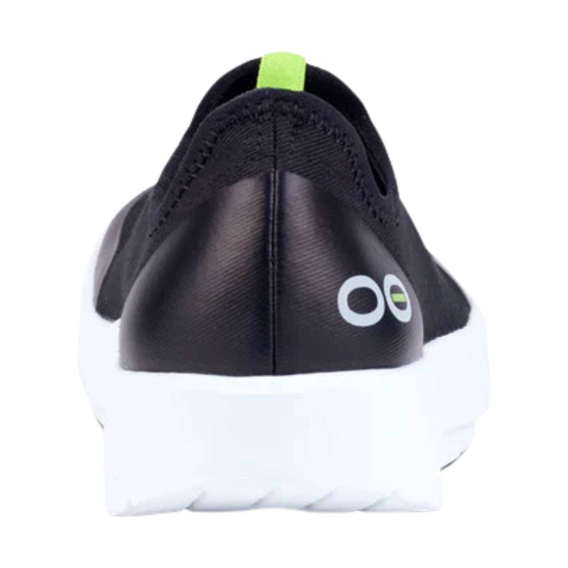 OOfos Women's OOmg Eezee Low Shoe - White/Black by Lenny's Shoe & Apparel