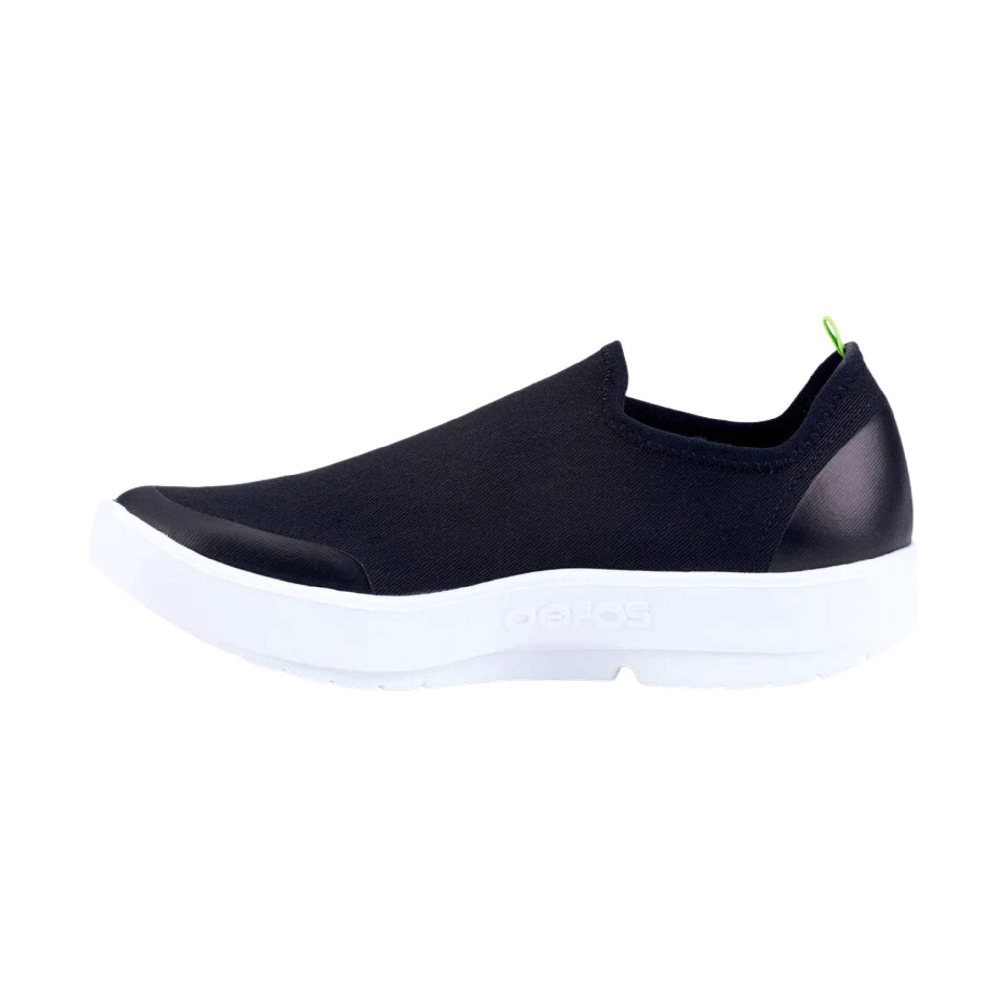 OOfos Women's OOmg Eezee Low Shoe - White/Black by Lenny's Shoe & Apparel