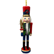 Wooden Nutcracker Ornament - Sword