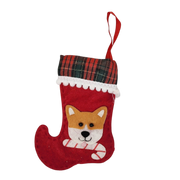 Doggie Mini Stocking Ornament - Corgi