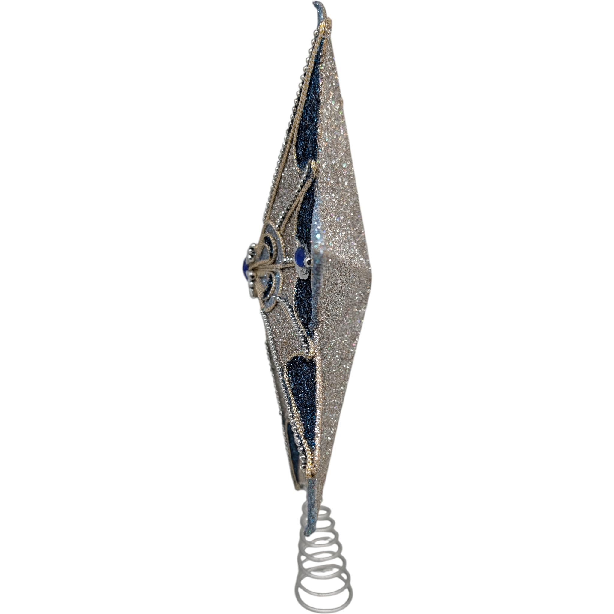 Blue Radiance 10 Point Star Treetopper- 16 Inch