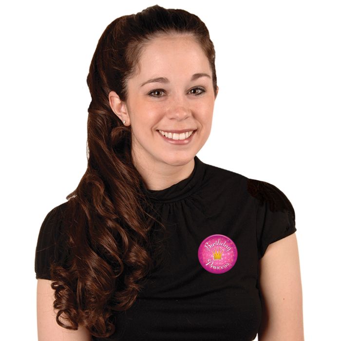 Birthday Princess Button