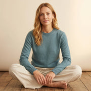 Lumusae Women's Original Cashmere Crewneck Sweater