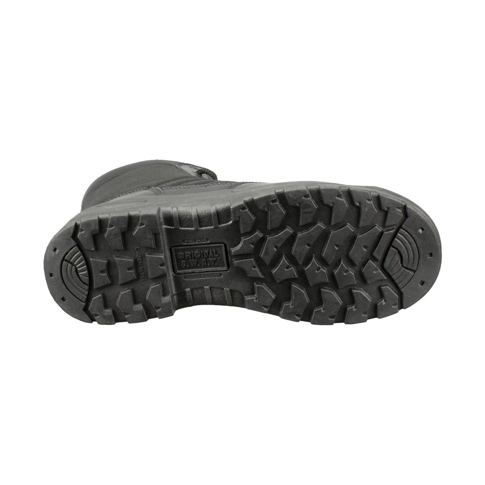 Original Footwear Men's Classic 9 Inch Side Zip Safety Plus Non Metallic Toe Work Boots - Black by Lenny's Shoe & Apparel