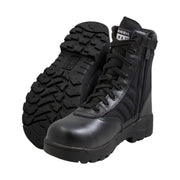 Original Footwear Men's Classic 9 Inch Side Zip Safety Plus Non Metallic Toe Work Boots - Black by Lenny's Shoe & Apparel