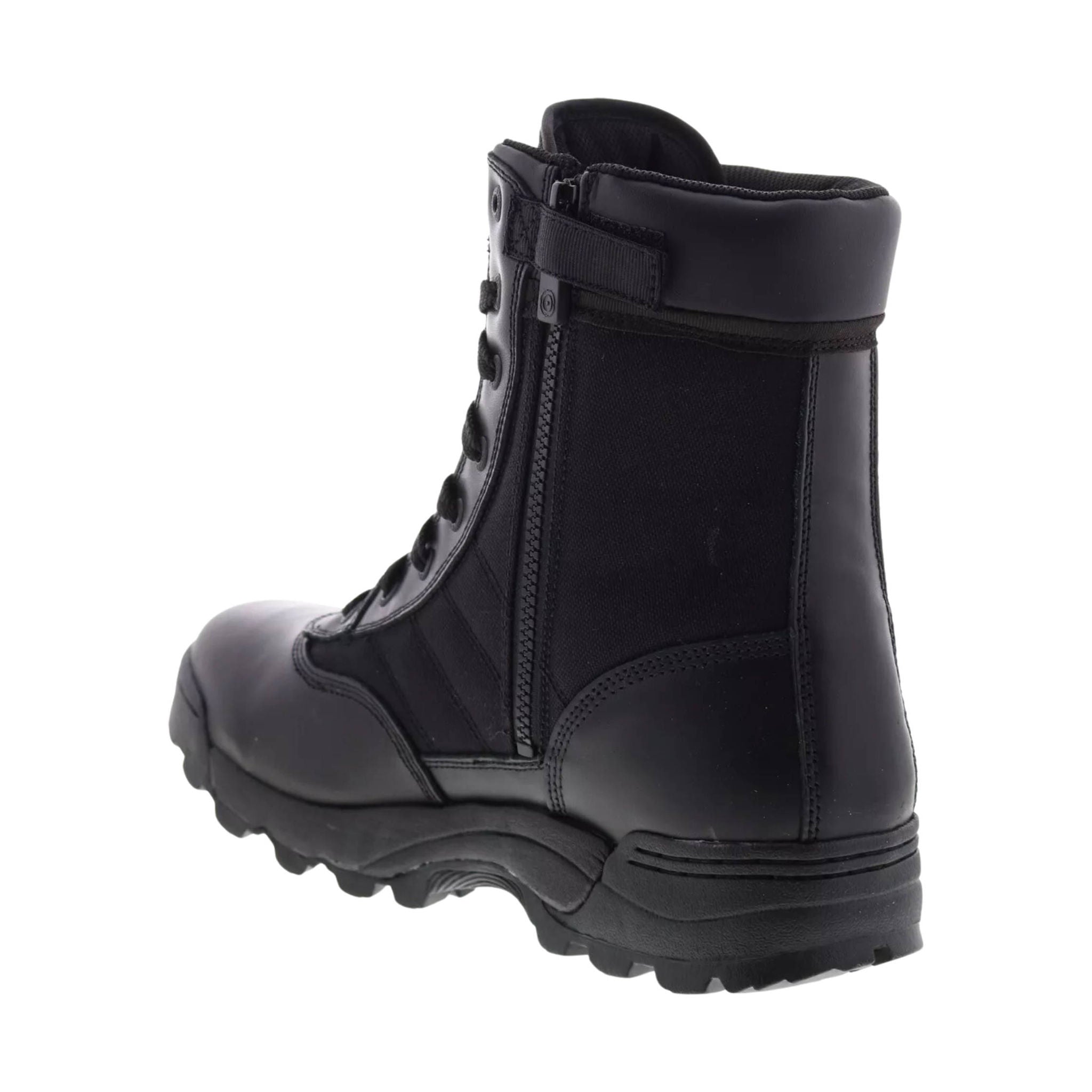 Original Footwear Men's S.W.A.T Classic 9 Inch Side Zip EN Tactical Work Boots - Black by Lenny's Shoe & Apparel