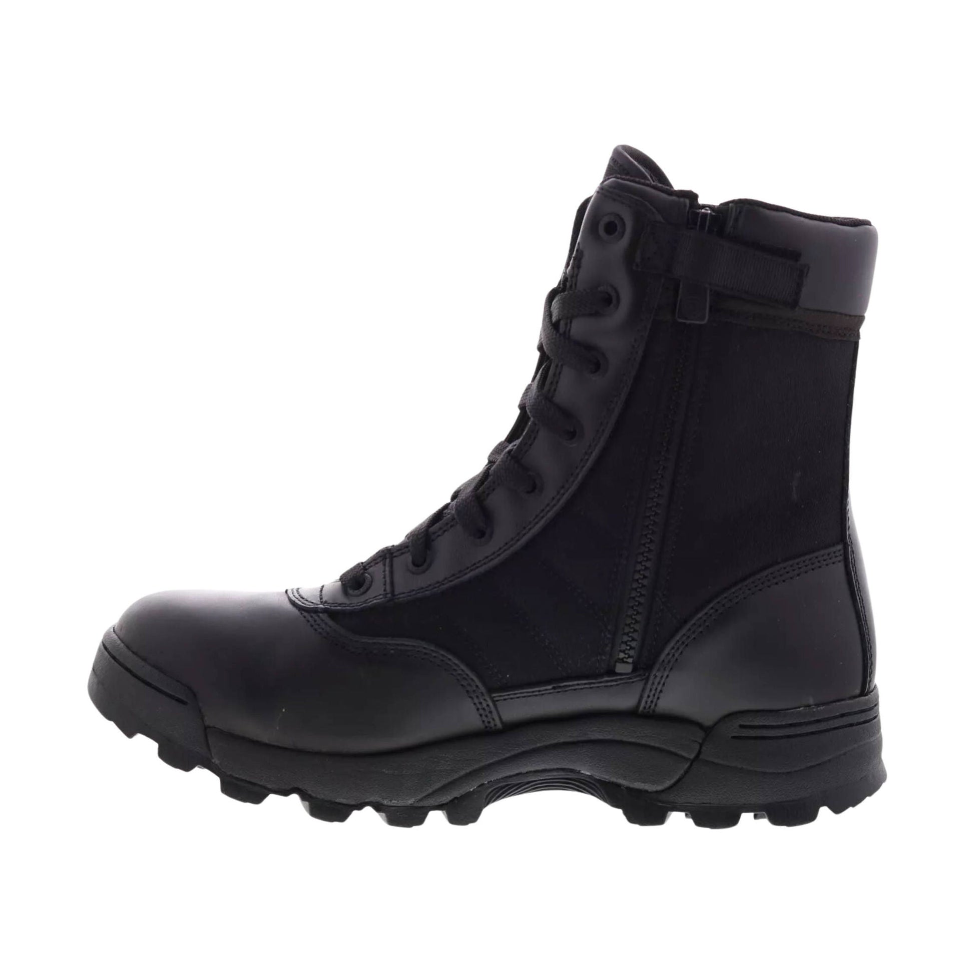 Original Footwear Men's S.W.A.T Classic 9 Inch Side Zip EN Tactical Work Boots - Black by Lenny's Shoe & Apparel