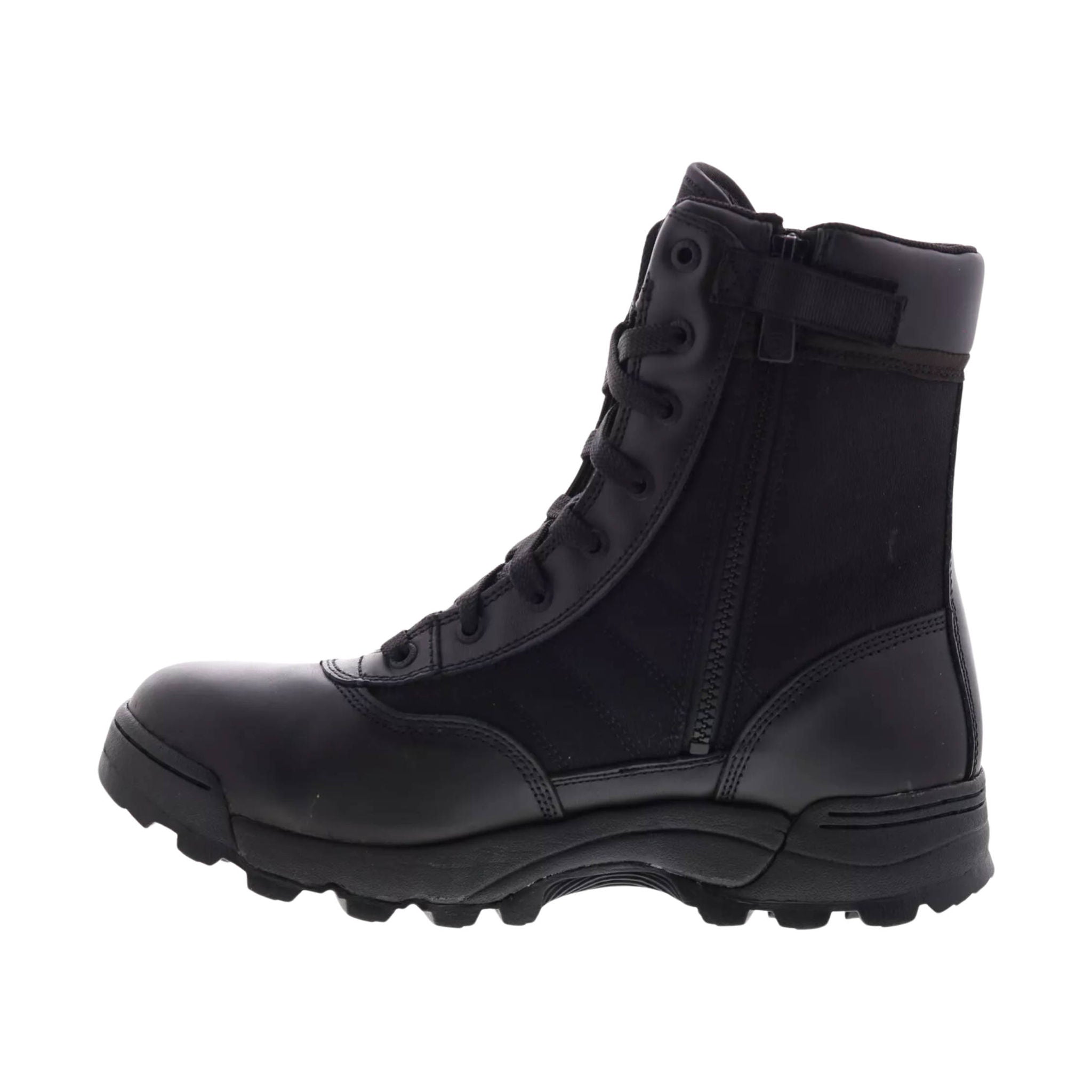 Original Footwear Men's S.W.A.T Classic 9 Inch Side Zip EN Tactical Work Boots - Black by Lenny's Shoe & Apparel