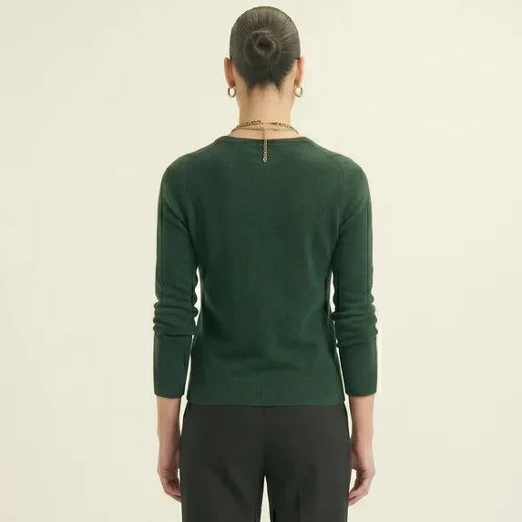 Lumusae Women's Original Cashmere V-Neck Sweater
