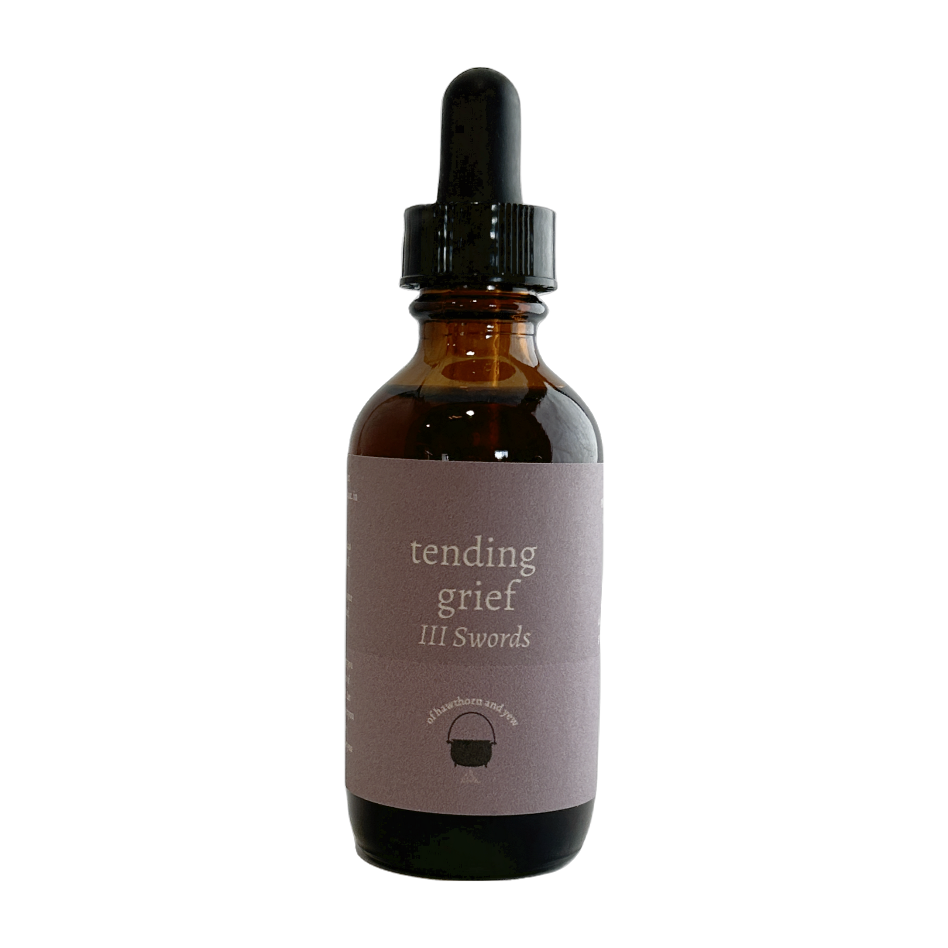 of hawthorn and yew tending grief III of Swords tincture